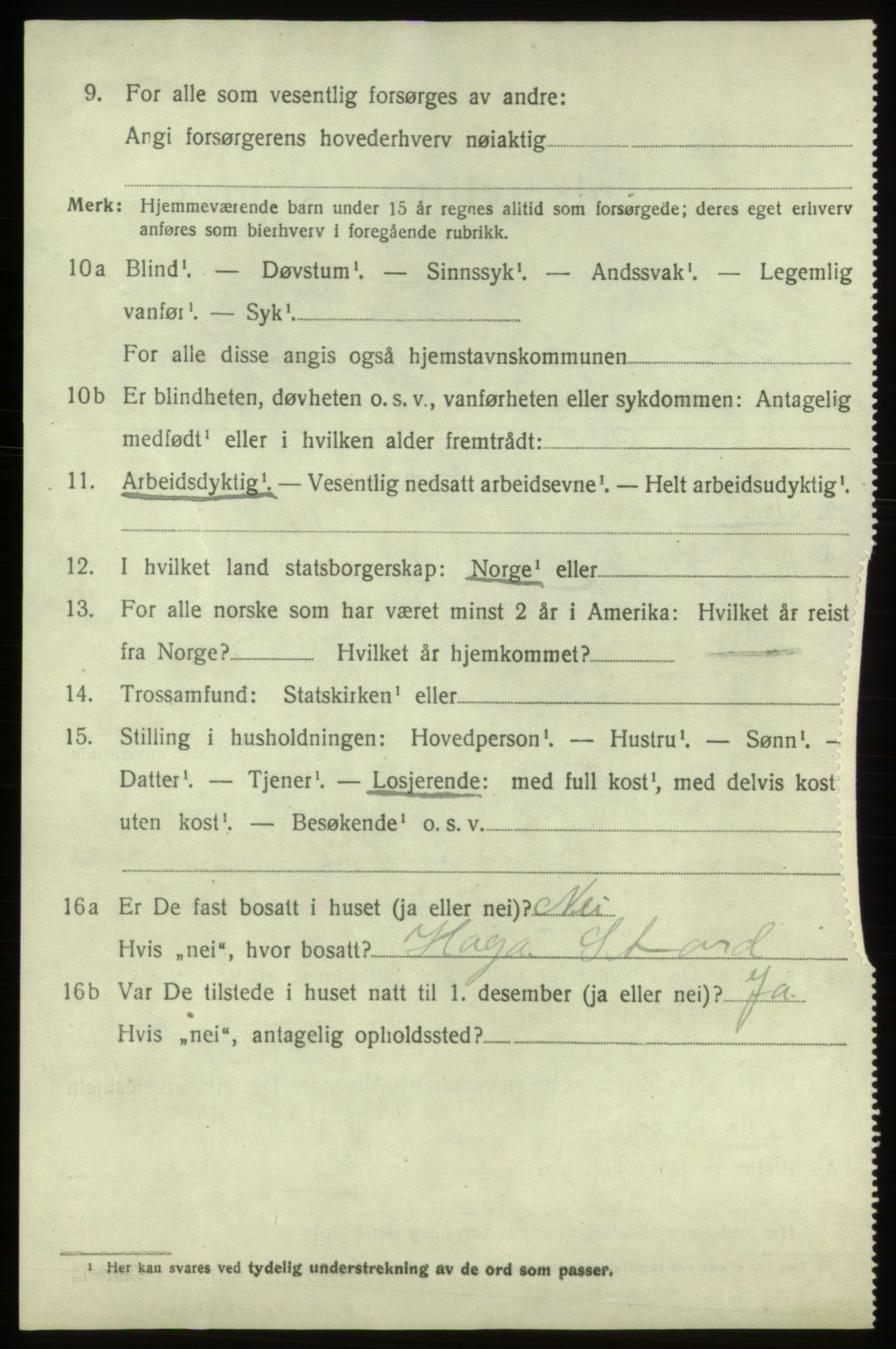 SAB, 1920 census for Stord, 1920, p. 8202