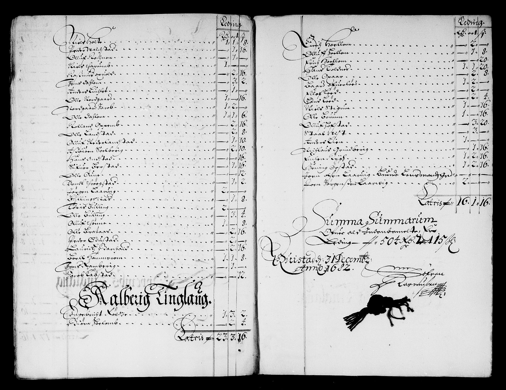 Rentekammeret inntil 1814, Reviderte regnskaper, Stiftamtstueregnskaper, Trondheim stiftamt og Nordland amt, AV/RA-EA-6044/R/Rg/L0067: Trondheim stiftamt og Nordland amt, 1682