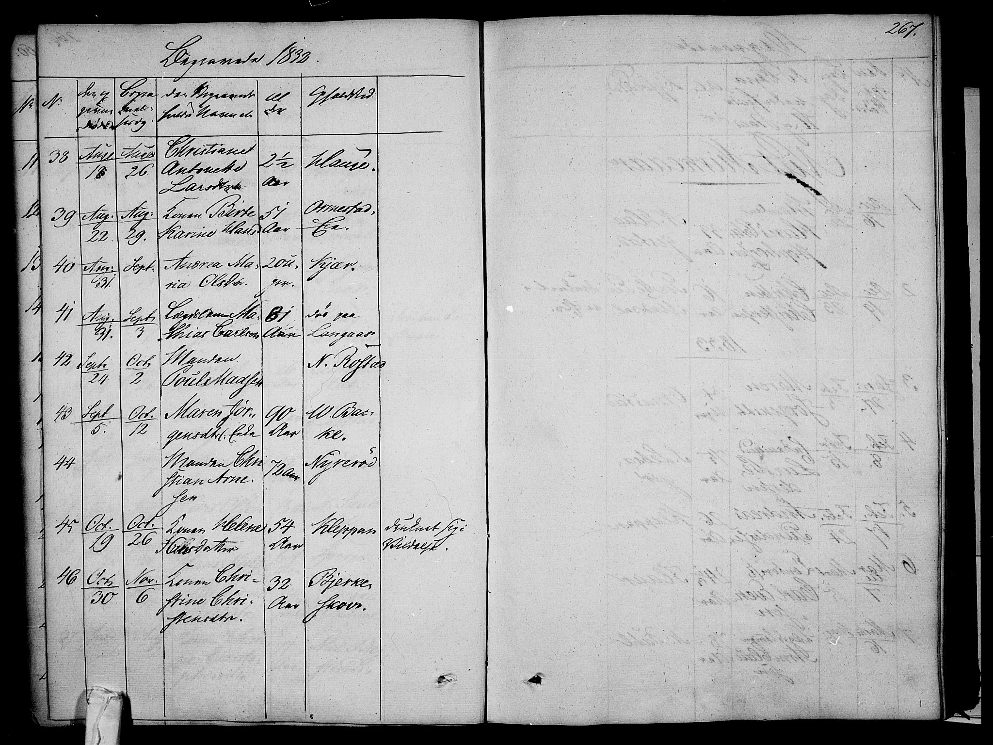 Våle kirkebøker, AV/SAKO-A-334/F/Fa/L0008: Parish register (official) no. I 8, 1824-1844, p. 267