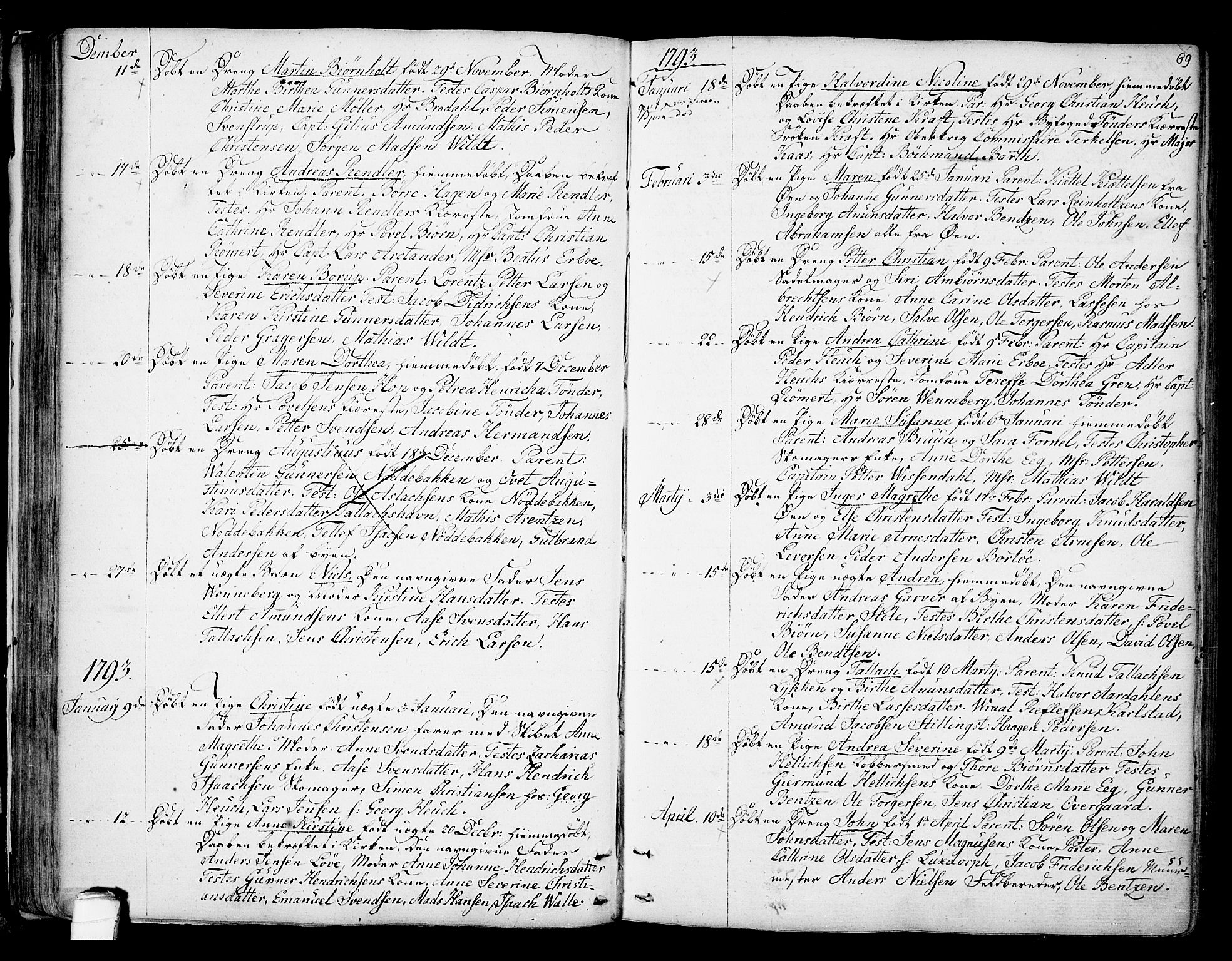 Kragerø kirkebøker, SAKO/A-278/F/Fa/L0002: Parish register (official) no. 2, 1767-1802, p. 69