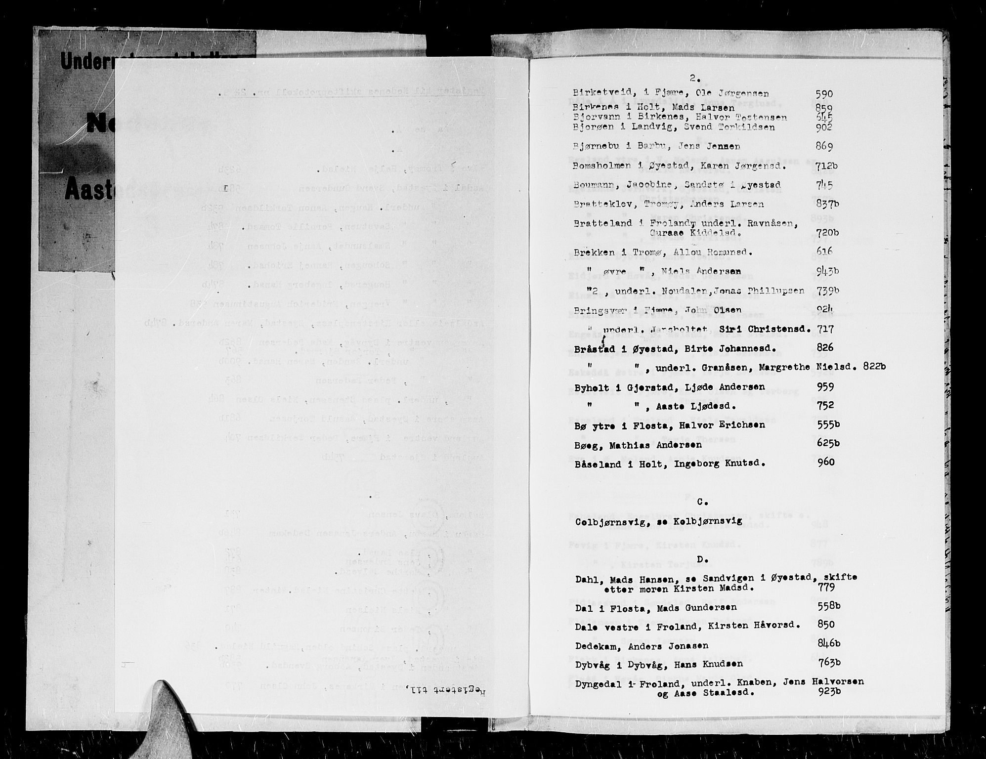 Nedenes sorenskriveri før 1824, AV/SAK-1221-0007/H/Hc/L0033: Skifteprotokoll med register nr 22a, 1767-1772