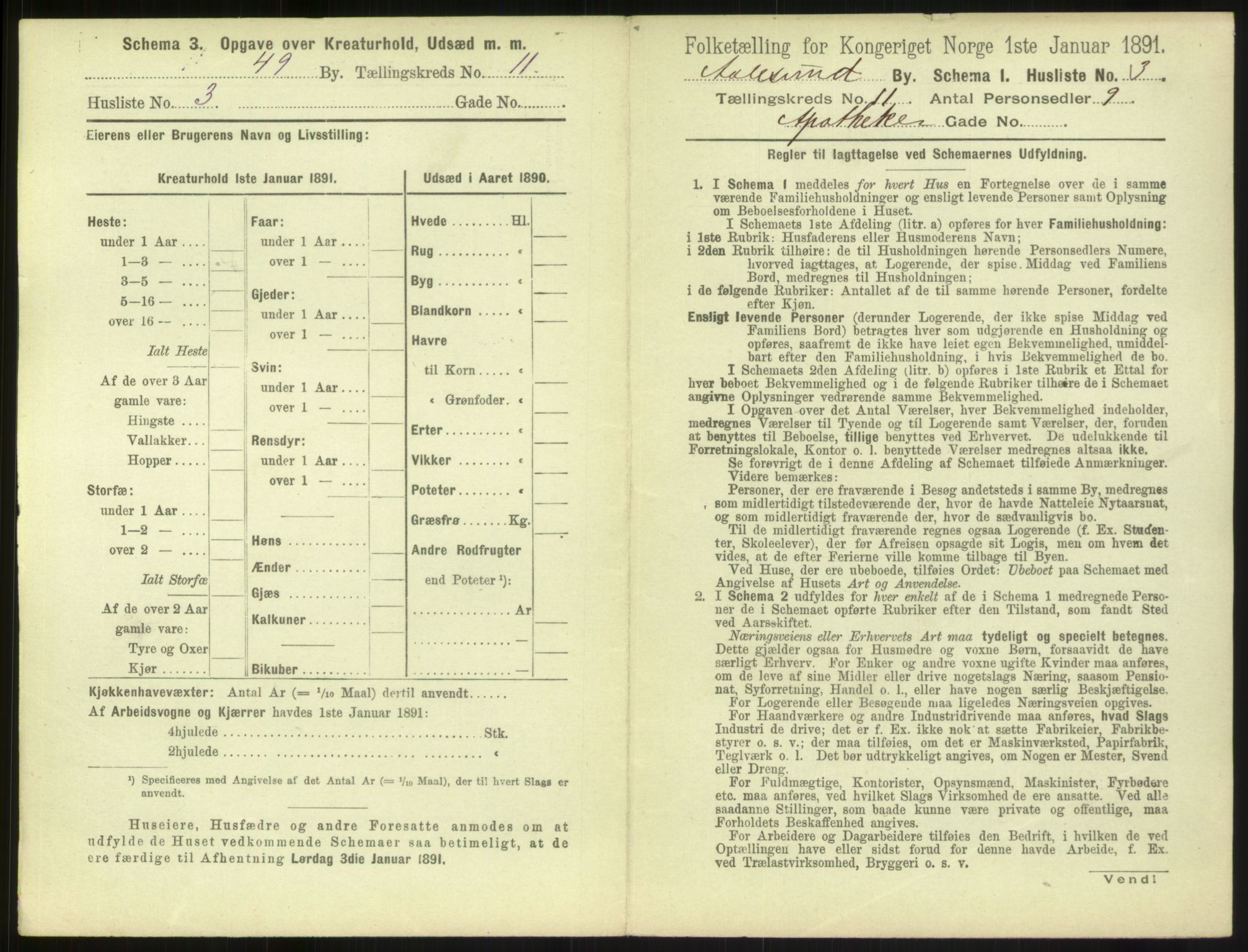 RA, 1891 census for 1501 Ålesund, 1891, p. 802