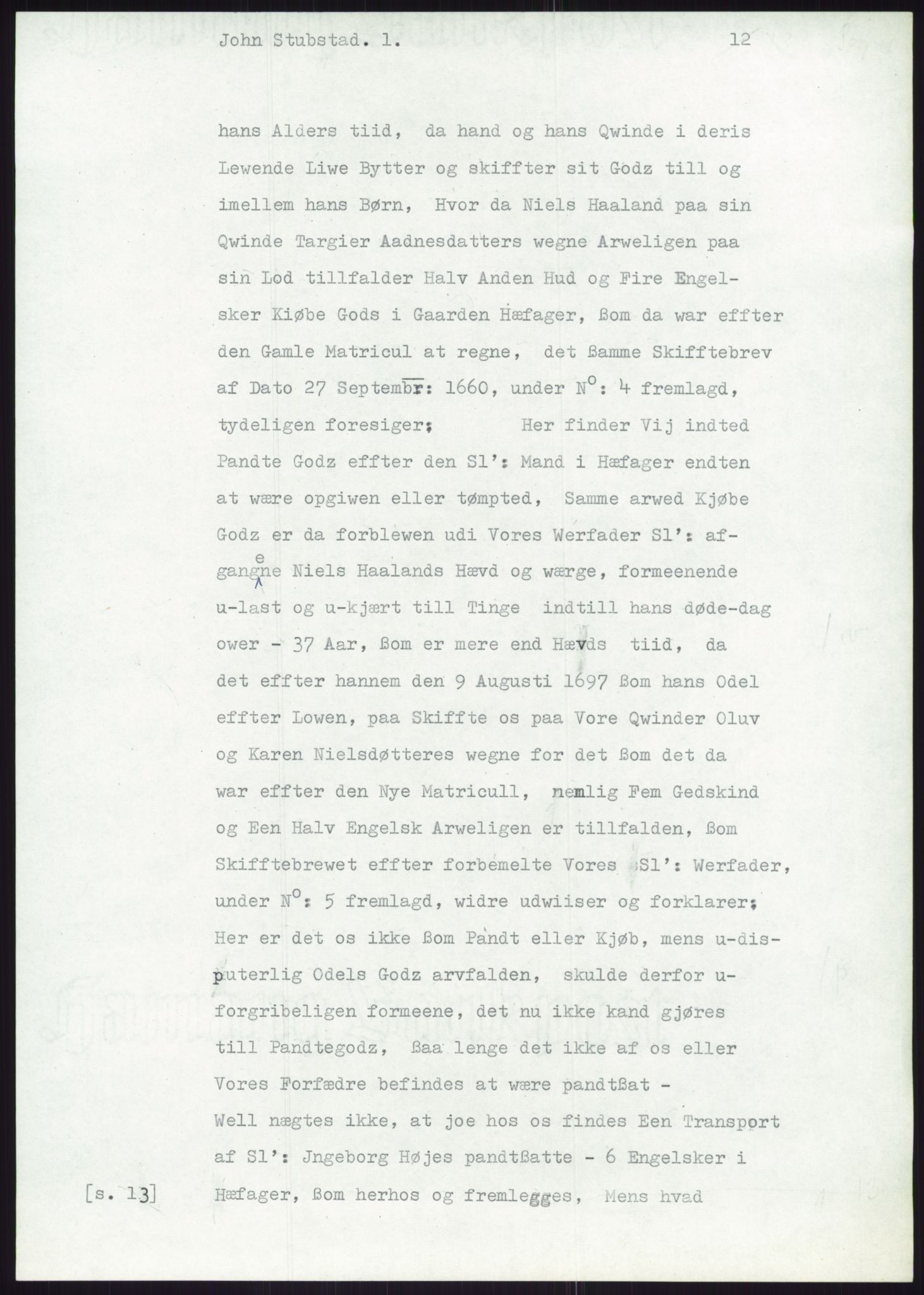 Samlinger til kildeutgivelse, Diplomavskriftsamlingen, AV/RA-EA-4053/H/Ha, p. 3260