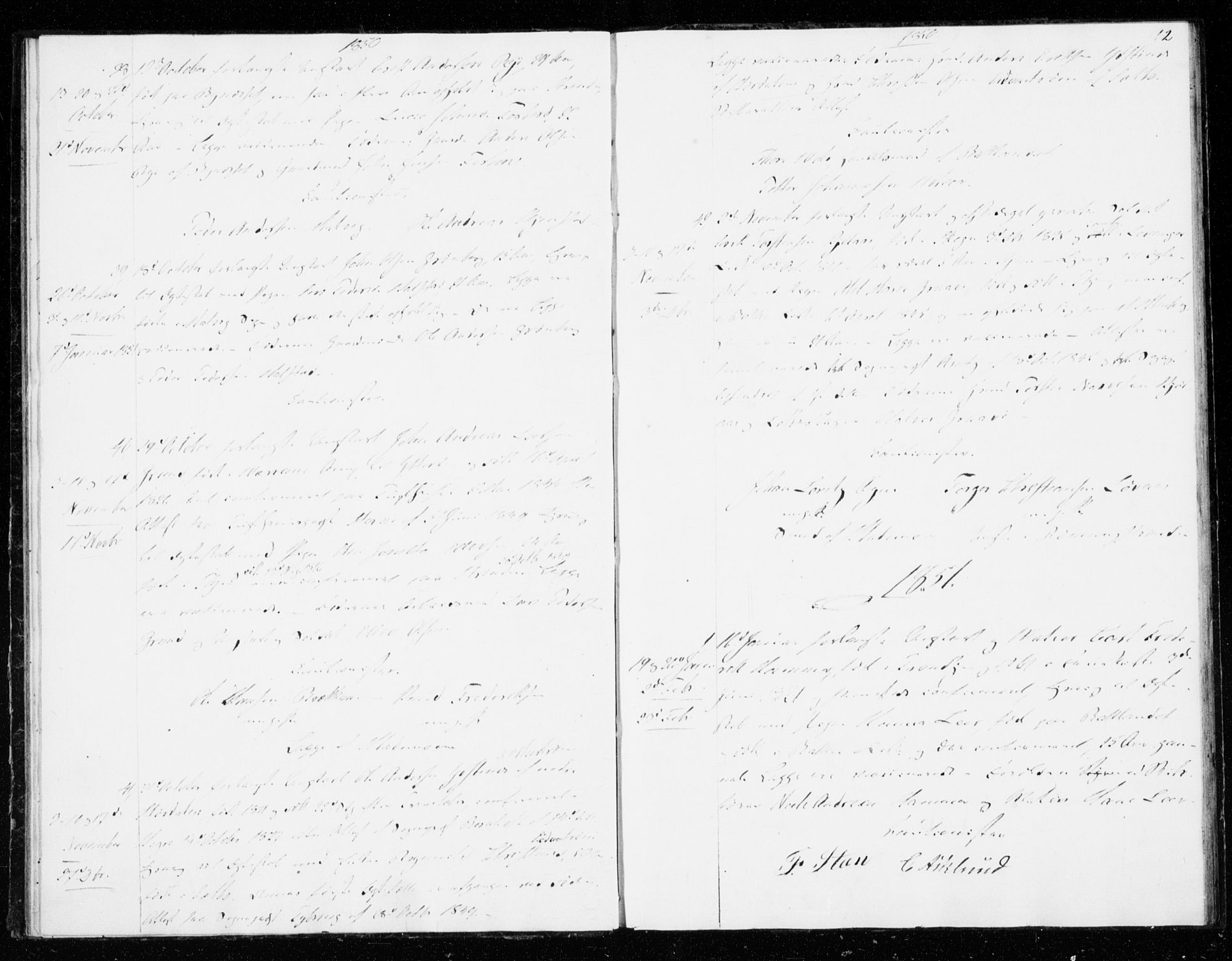 Ministerialprotokoller, klokkerbøker og fødselsregistre - Sør-Trøndelag, SAT/A-1456/606/L0296: Banns register no. 606A11, 1849-1854, p. 12