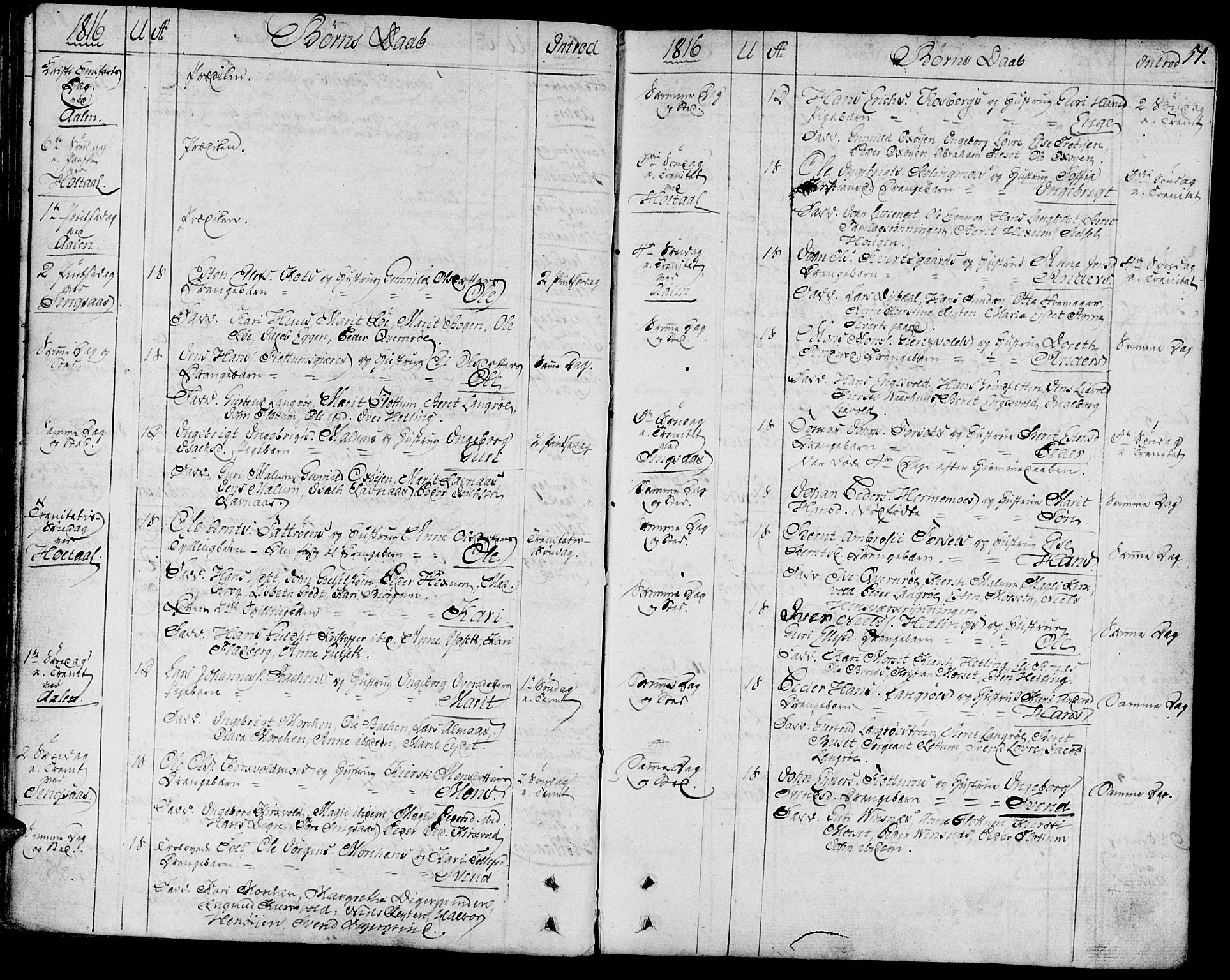 Ministerialprotokoller, klokkerbøker og fødselsregistre - Sør-Trøndelag, SAT/A-1456/685/L0953: Parish register (official) no. 685A02, 1805-1816, p. 51