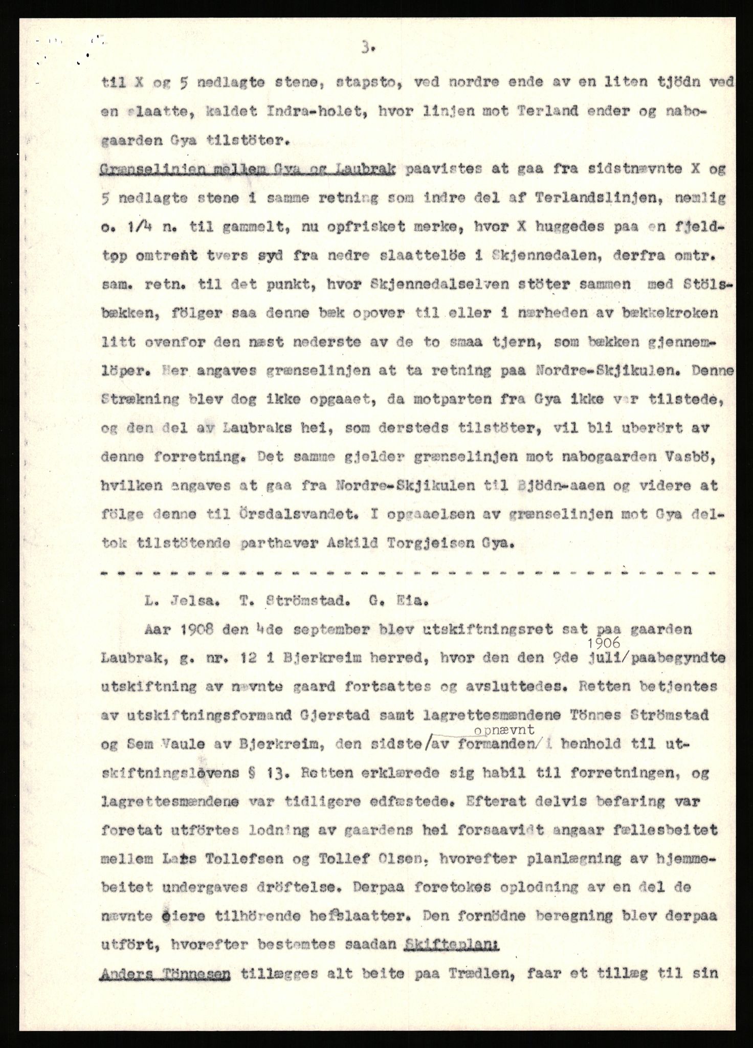 Statsarkivet i Stavanger, AV/SAST-A-101971/03/Y/Yj/L0052: Avskrifter sortert etter gårdsnavn: Landråk  - Leidland, 1750-1930, p. 263