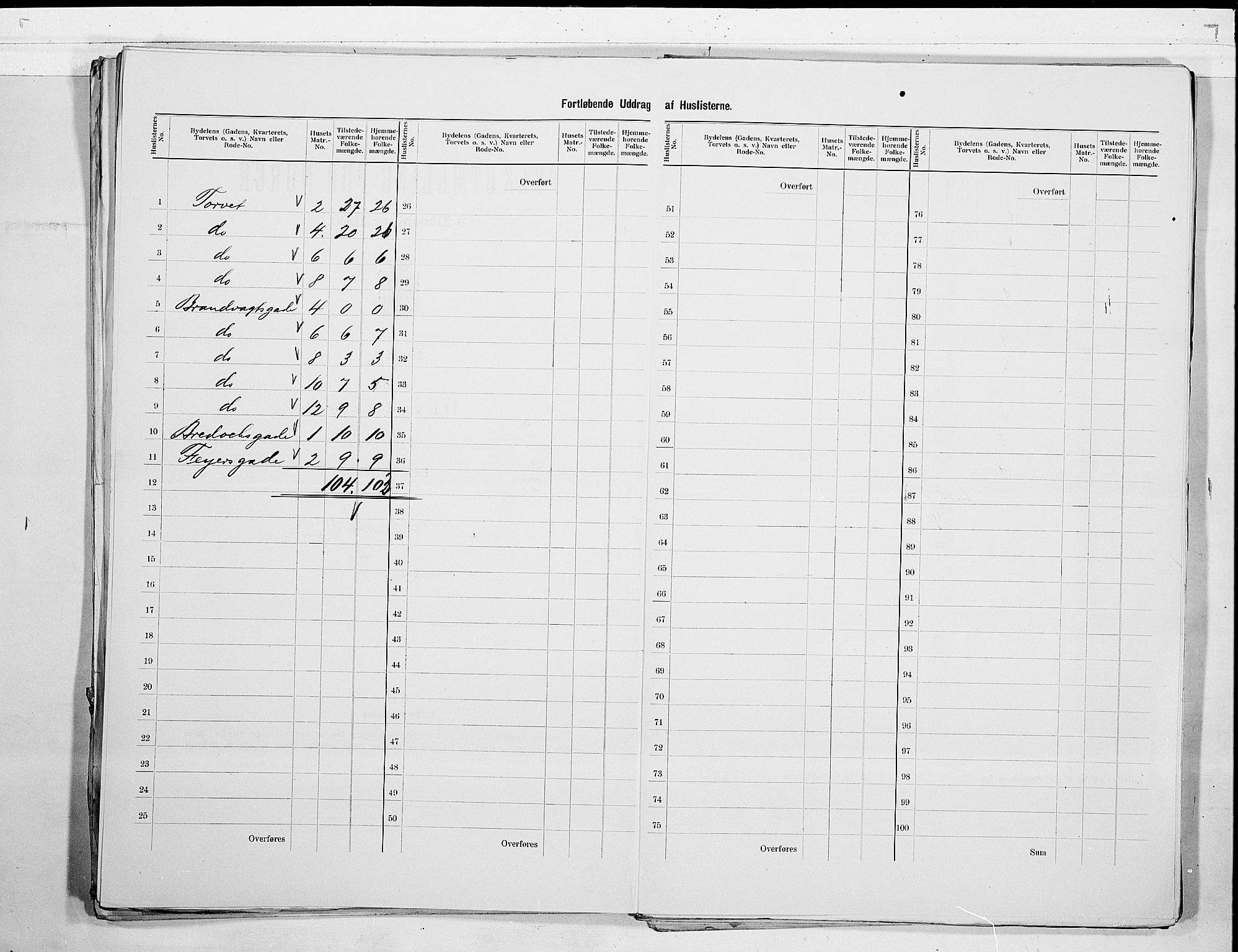 RA, 1900 census for Larvik, 1900, p. 17