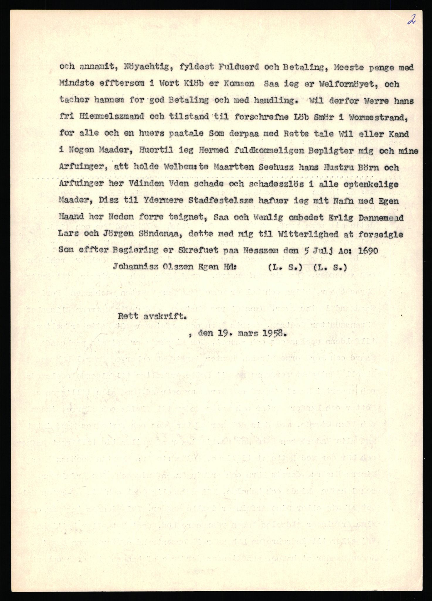 Statsarkivet i Stavanger, AV/SAST-A-101971/03/Y/Yj/L0096: Avskrifter sortert etter gårdsnavn: Vistad - Vågen søndre, 1750-1930, p. 287