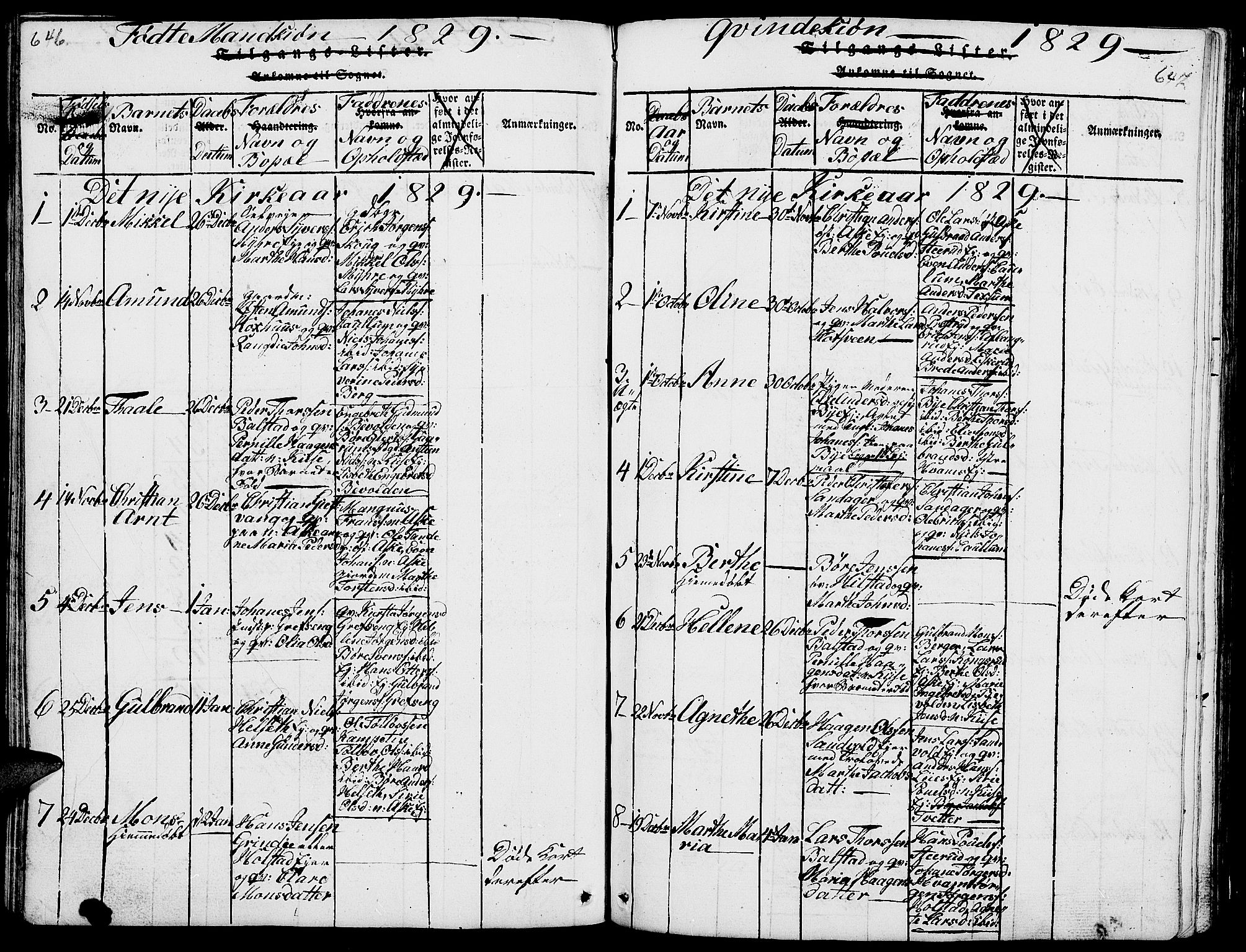 Nes prestekontor, Hedmark, AV/SAH-PREST-020/L/La/L0003: Parish register (copy) no. 3, 1814-1831, p. 646-647