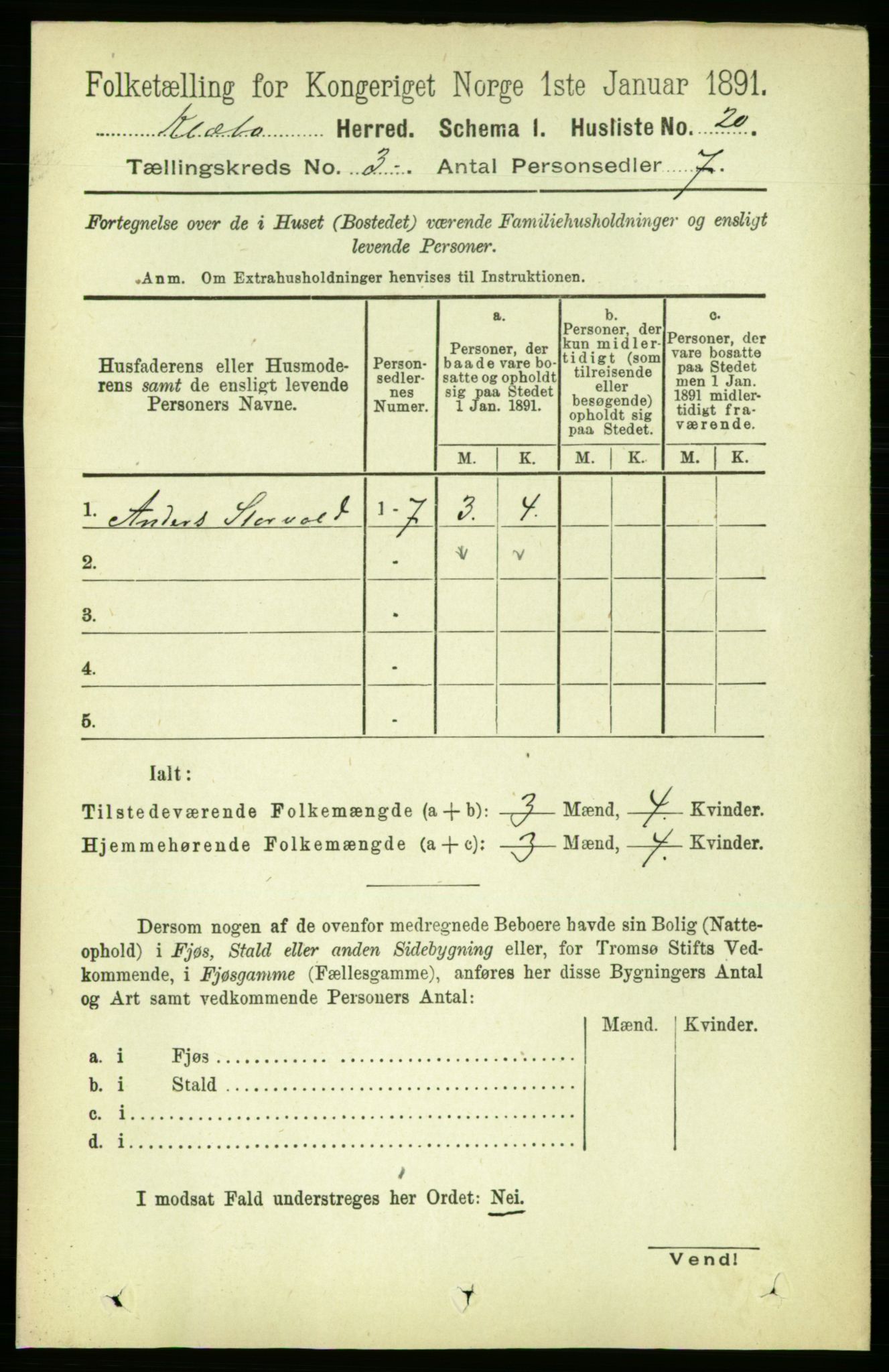 RA, 1891 census for 1662 Klæbu, 1891, p. 357