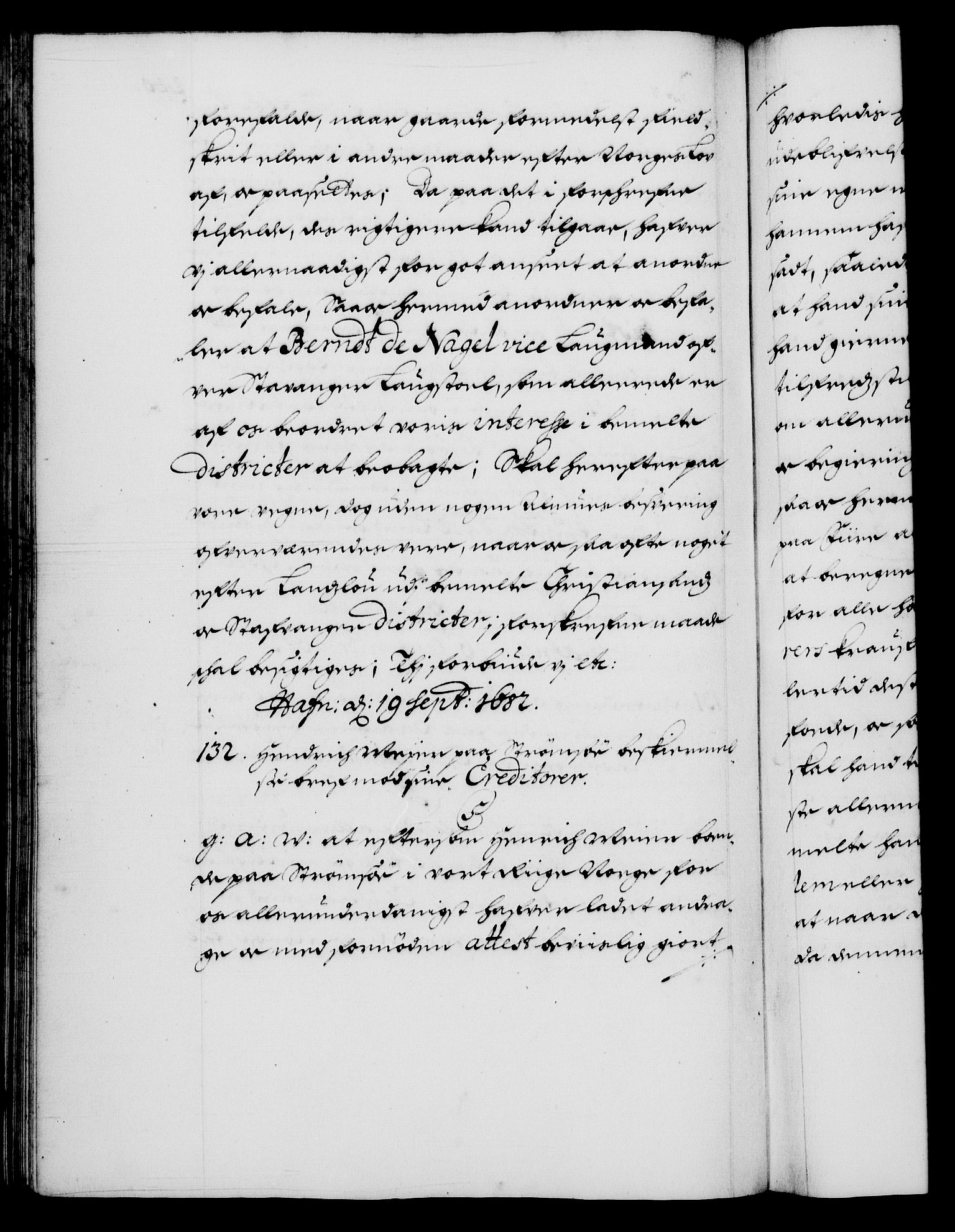Danske Kanselli 1572-1799, RA/EA-3023/F/Fc/Fca/Fcaa/L0013: Norske registre (mikrofilm), 1681-1684, p. 240b