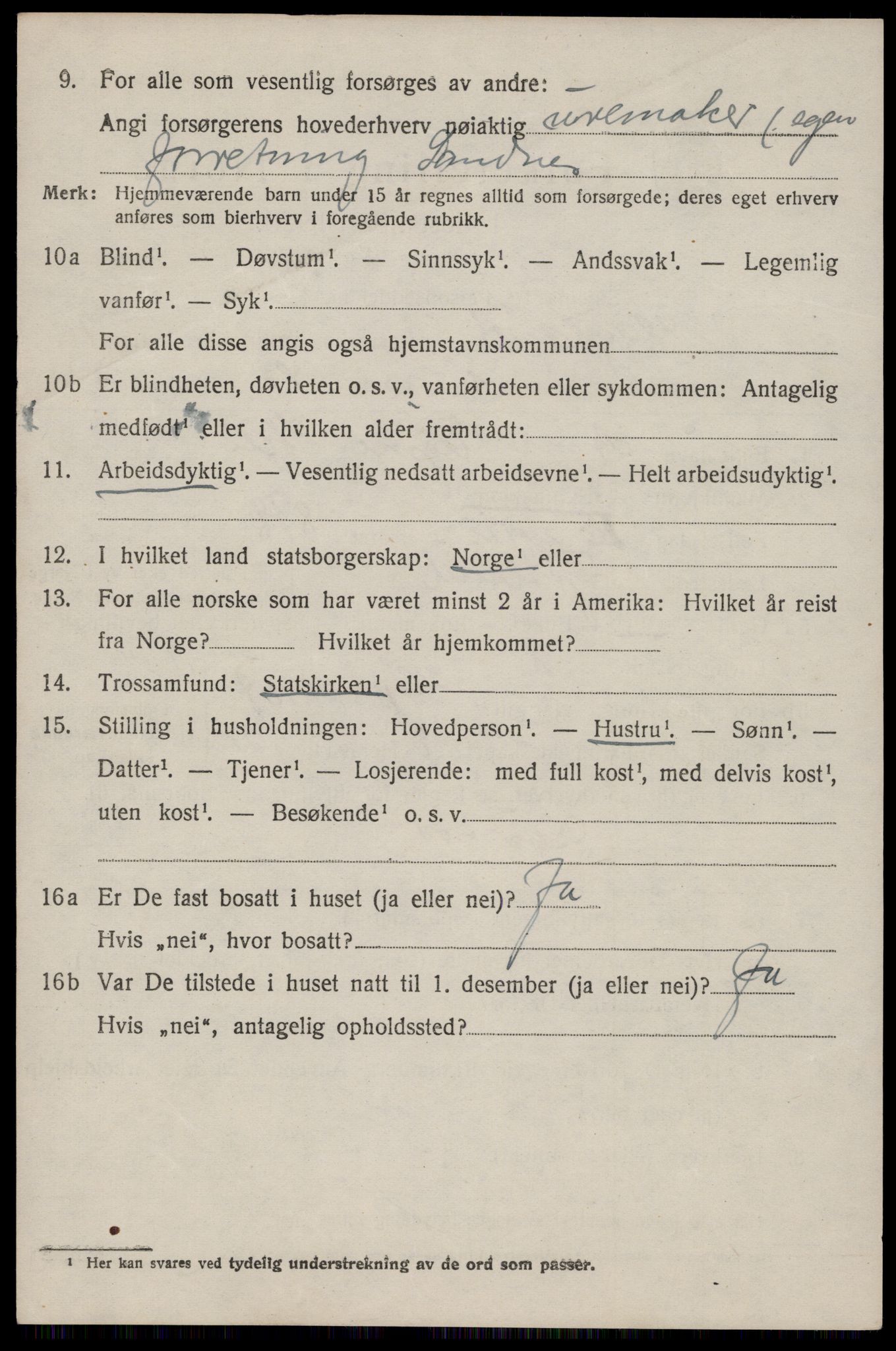 SAST, 1920 census for Høyland, 1920, p. 6063