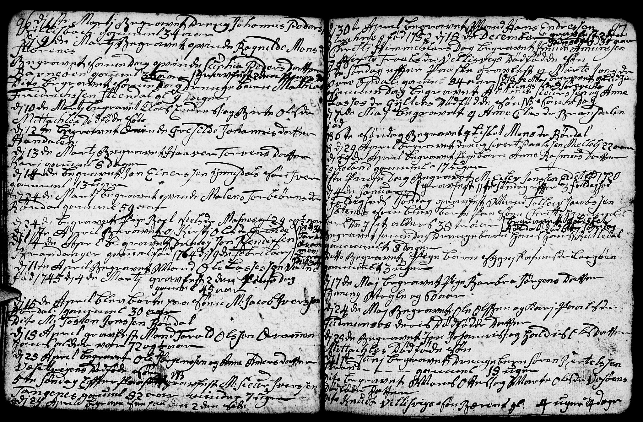 Gulen sokneprestembete, AV/SAB-A-80201/H/Hab: Parish register (copy) no. A 1, 1786-1791, p. 111