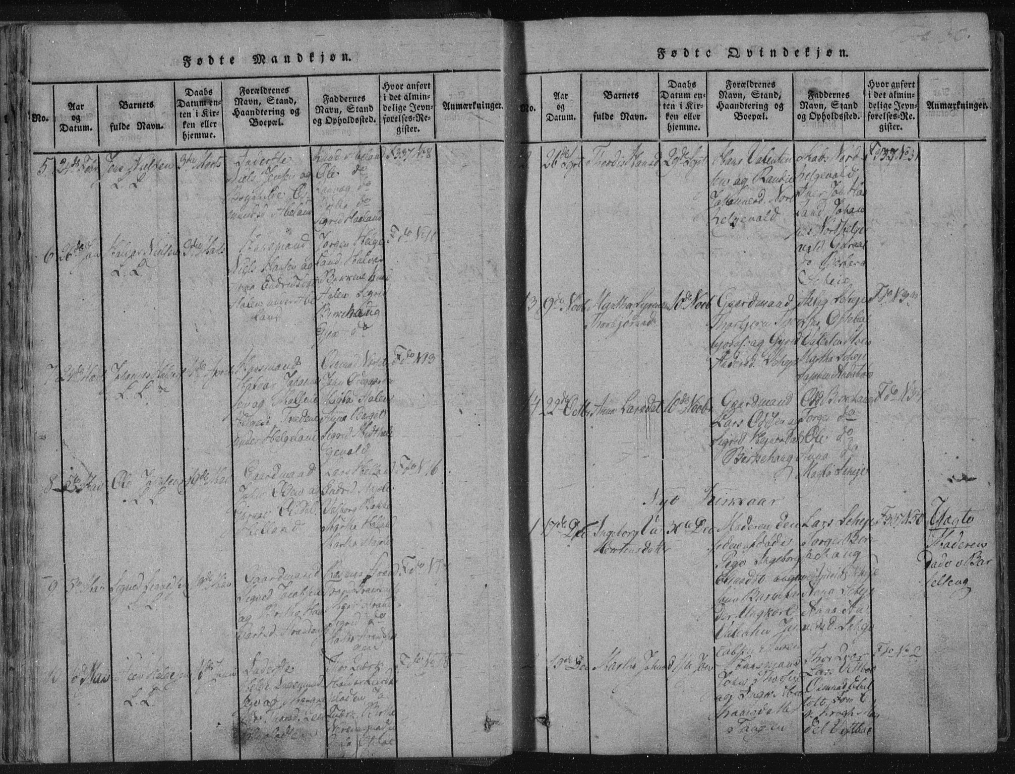 Vikedal sokneprestkontor, AV/SAST-A-101840/01/IV: Parish register (official) no. A 4, 1816-1850, p. 30