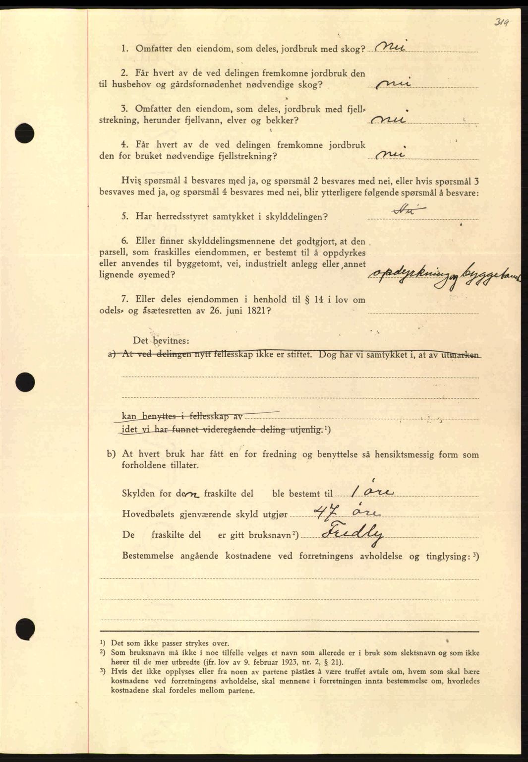 Nordmøre sorenskriveri, AV/SAT-A-4132/1/2/2Ca: Mortgage book no. A97, 1944-1944, Diary no: : 581/1944