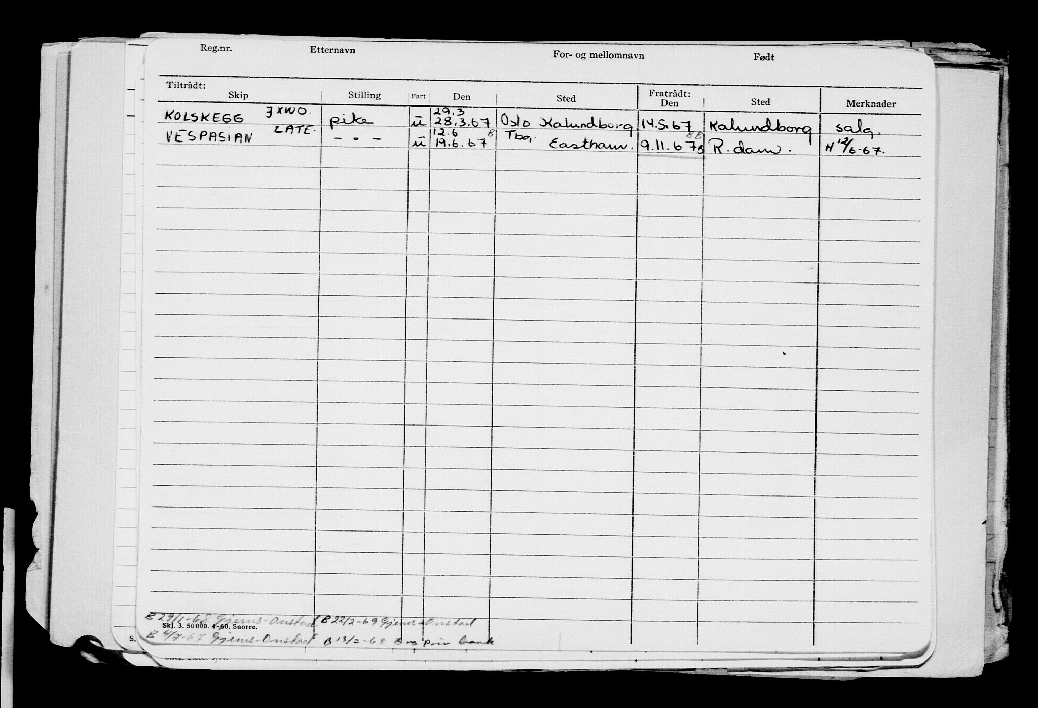 Direktoratet for sjømenn, AV/RA-S-3545/G/Gb/L0121: Hovedkort, 1914, p. 485