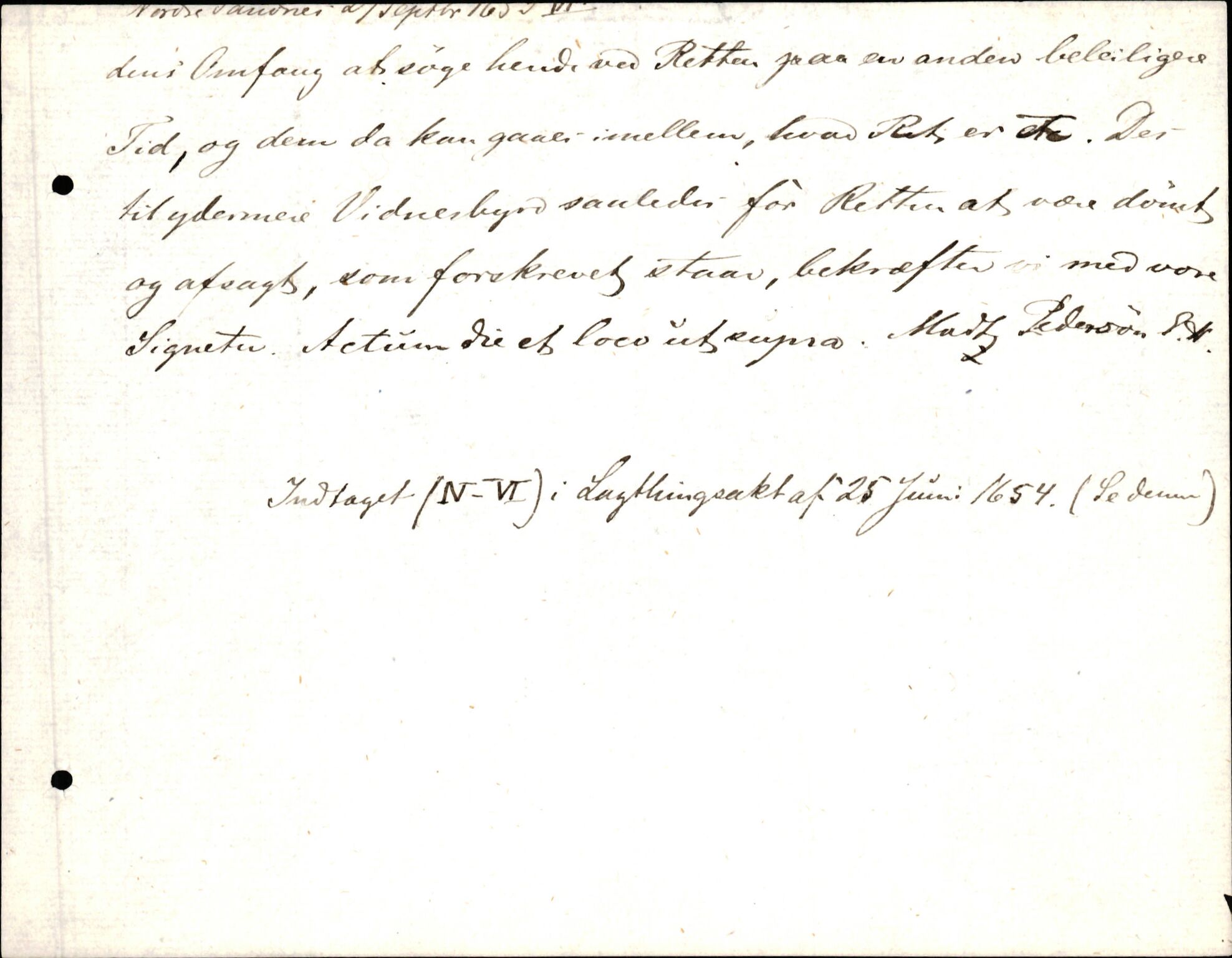 Riksarkivets diplomsamling, AV/RA-EA-5965/F35/F35d/L0004: Innlånte diplomer, seddelregister, 1643-1660, p. 391