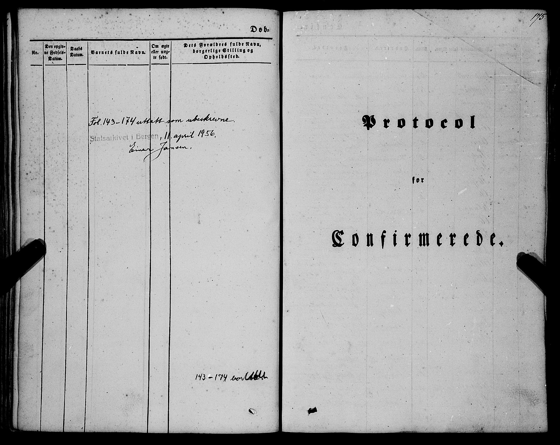 Vik sokneprestembete, AV/SAB-A-81501/H/Haa/Haaa/L0008: Parish register (official) no. A 8, 1846-1865, p. 175