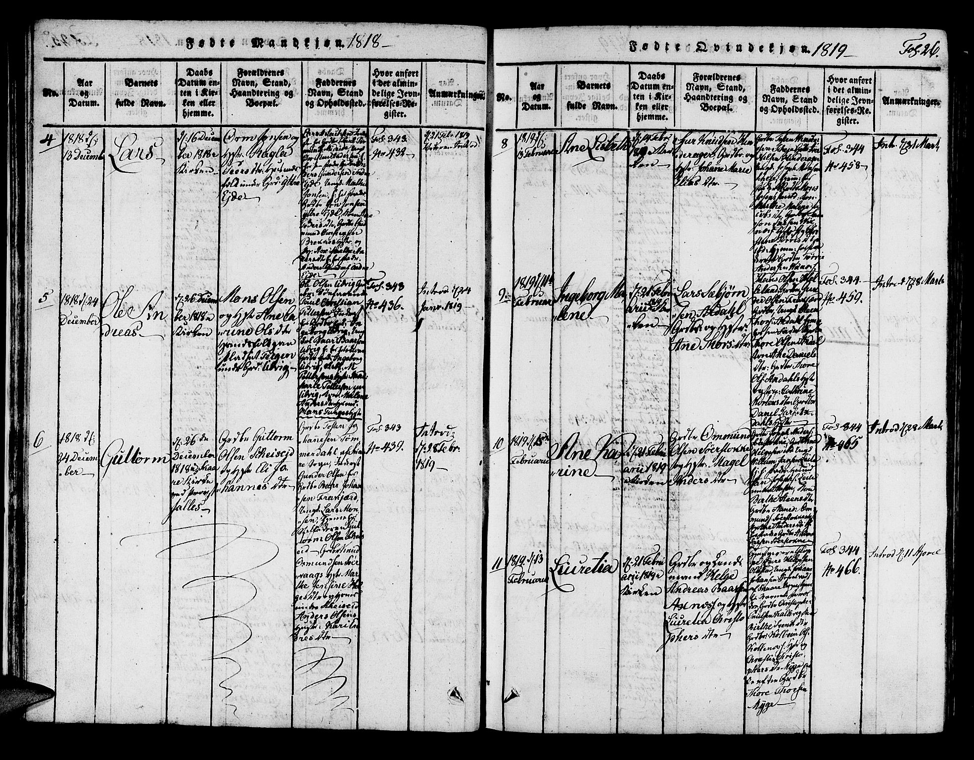 Avaldsnes sokneprestkontor, AV/SAST-A -101851/H/Ha/Haa/L0004: Parish register (official) no. A 4, 1816-1825, p. 26