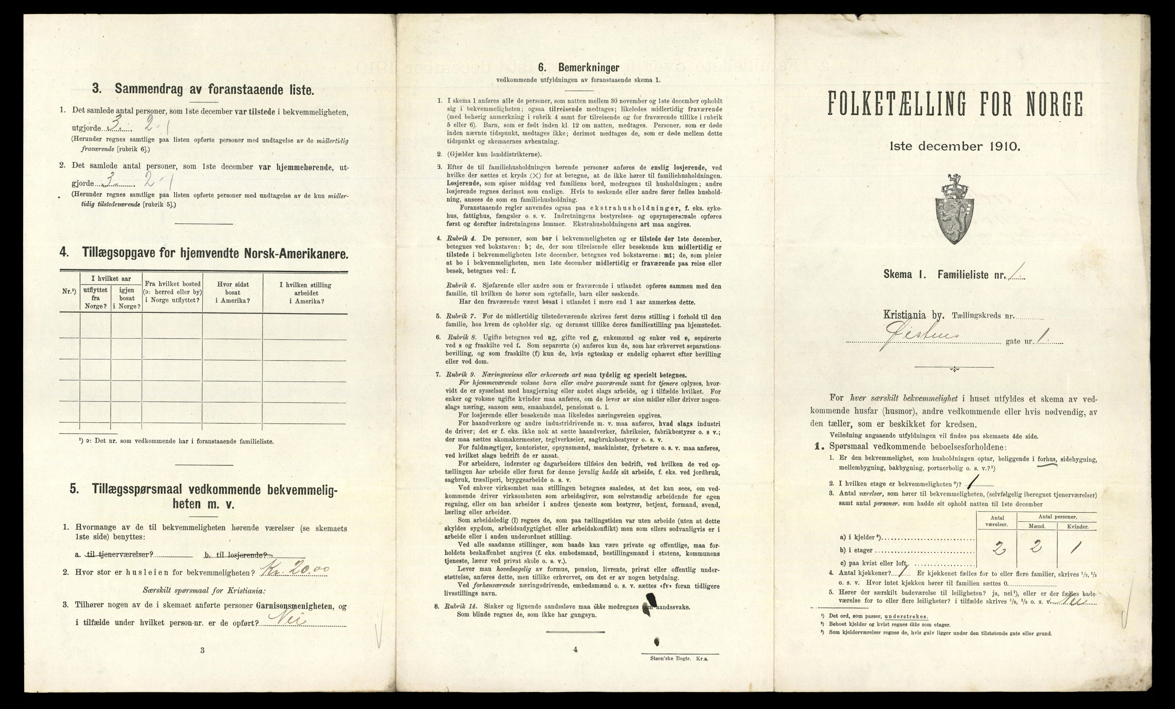 RA, 1910 census for Kristiania, 1910, p. 124389