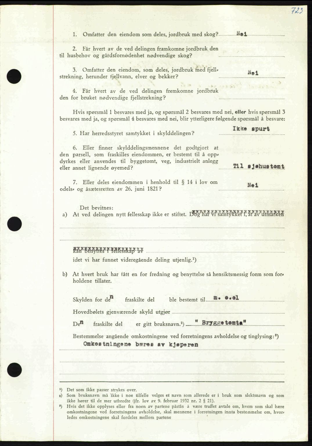 Nordmøre sorenskriveri, AV/SAT-A-4132/1/2/2Ca: Mortgage book no. A115, 1950-1950, Diary no: : 2324/1950