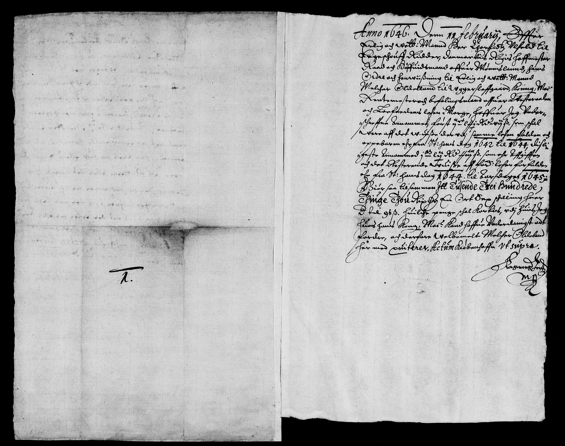 Rentekammeret inntil 1814, Reviderte regnskaper, Lensregnskaper, AV/RA-EA-5023/R/Rb/Rbz/L0031: Nordlandenes len, 1638-1646