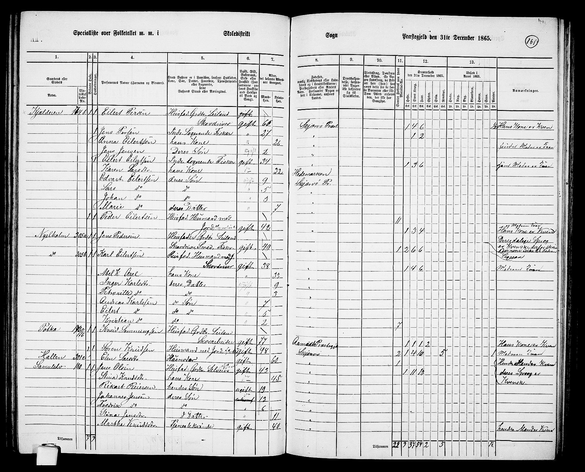 RA, 1865 census for Skjervøy, 1865, p. 43