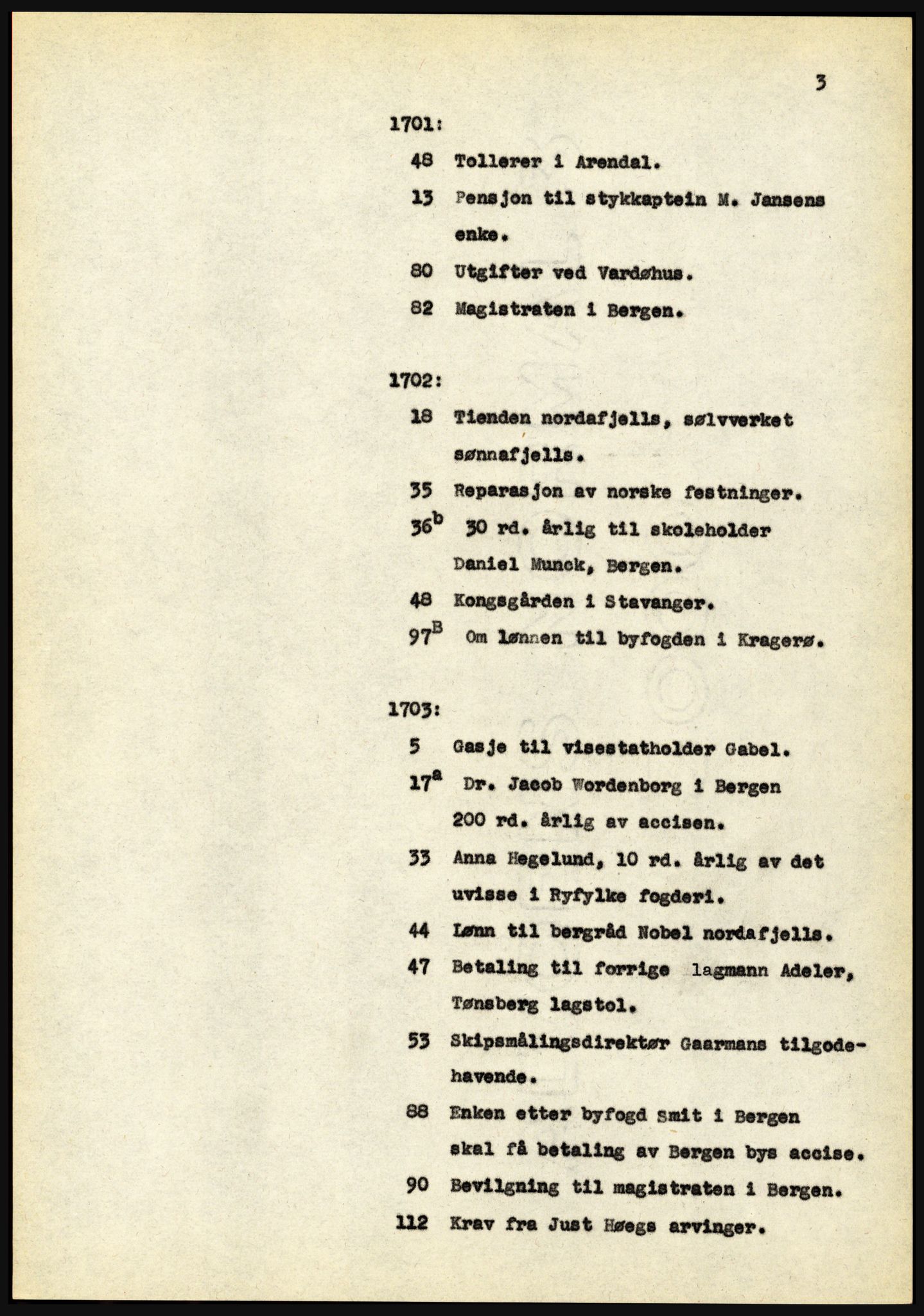 Riksarkivet, Seksjon for eldre arkiv og spesialsamlinger, AV/RA-EA-6797/H/Ha, 1953, p. 3