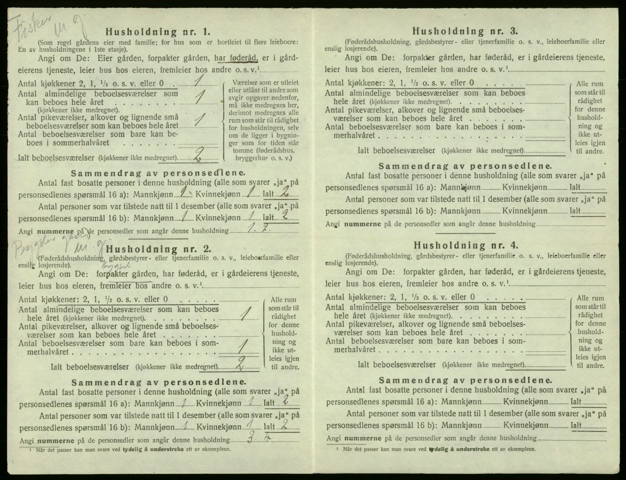 SAB, 1920 census for Austevoll, 1920, p. 878