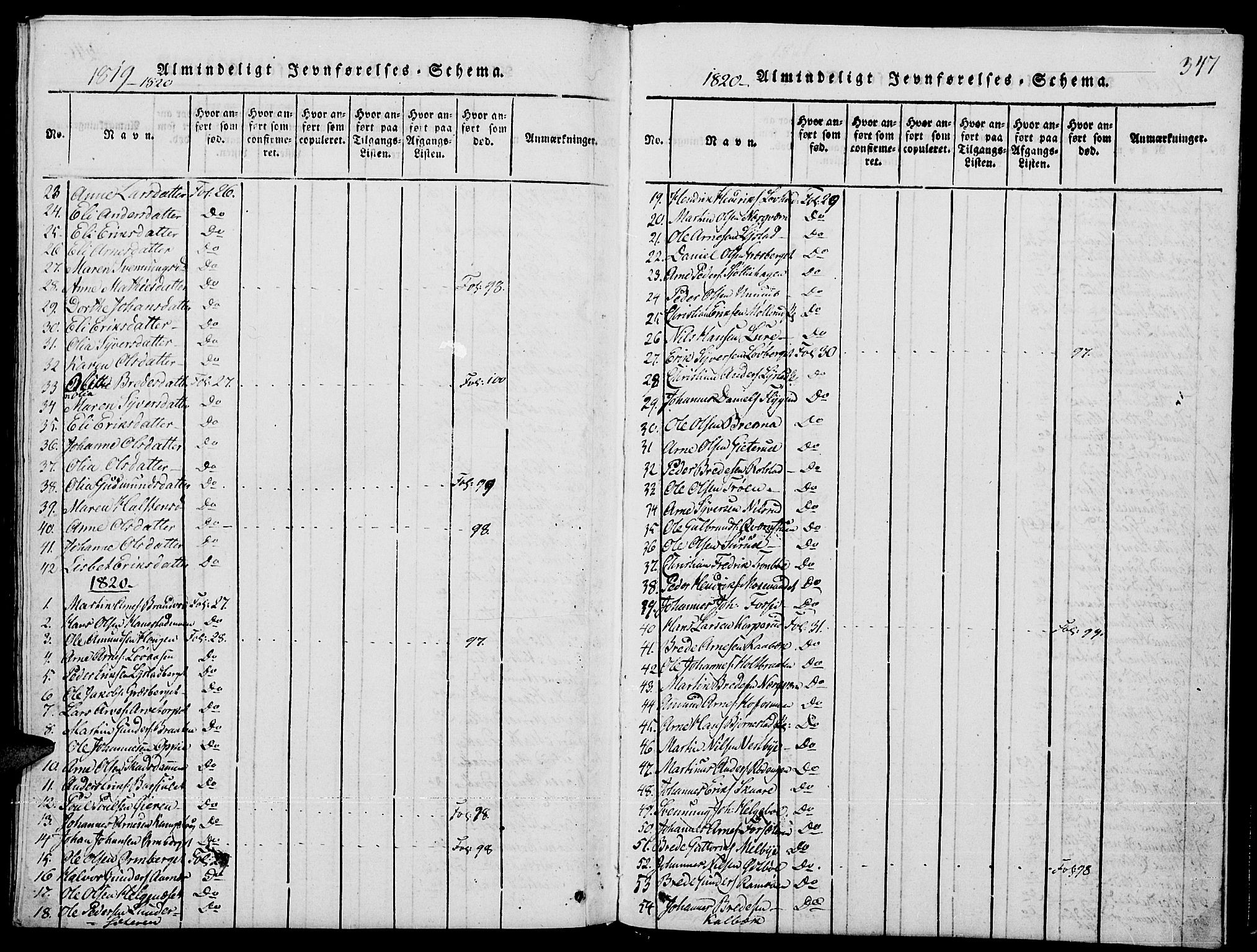 Grue prestekontor, AV/SAH-PREST-036/H/Ha/Hab/L0001: Parish register (copy) no. 1, 1814-1841, p. 347