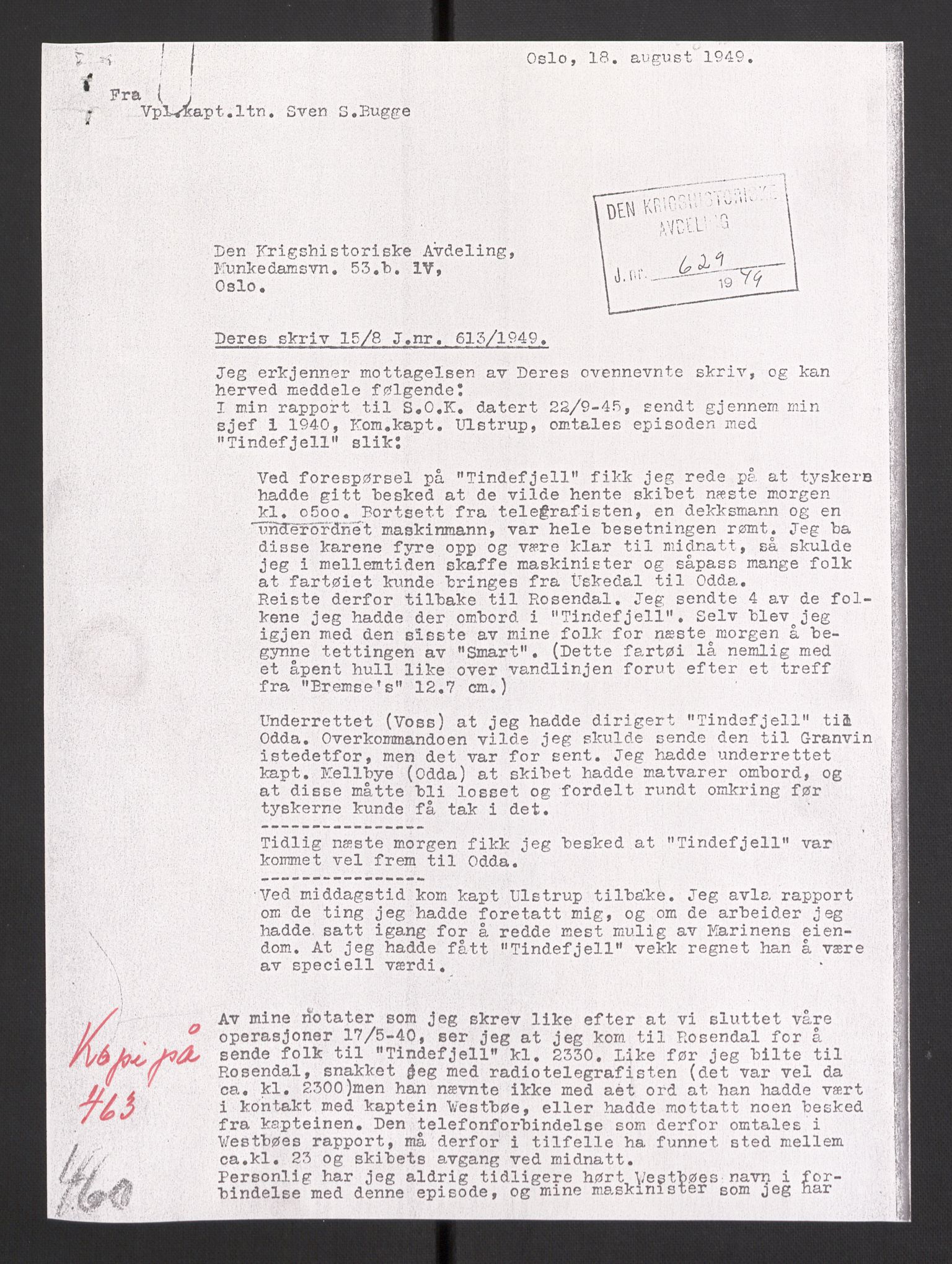 Forsvaret, Forsvarets krigshistoriske avdeling, AV/RA-RAFA-2017/Y/Yb/L0107: II-C-11-460-464  -  4. Divisjon., 1940, p. 468