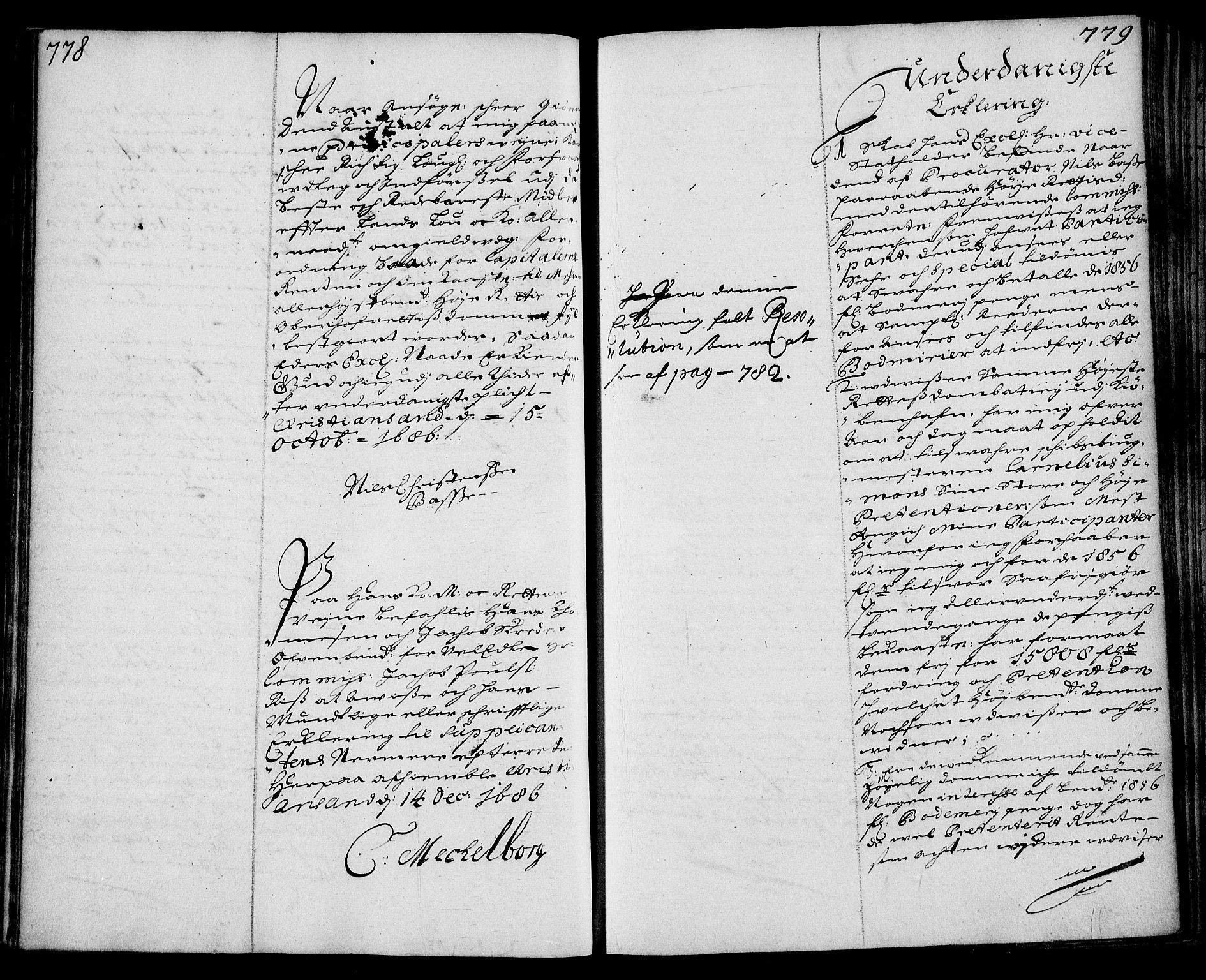 Stattholderembetet 1572-1771, AV/RA-EA-2870/Ae/L0003: Supplikasjons- og resolusjonsprotokoll, 1686-1687, p. 778-779