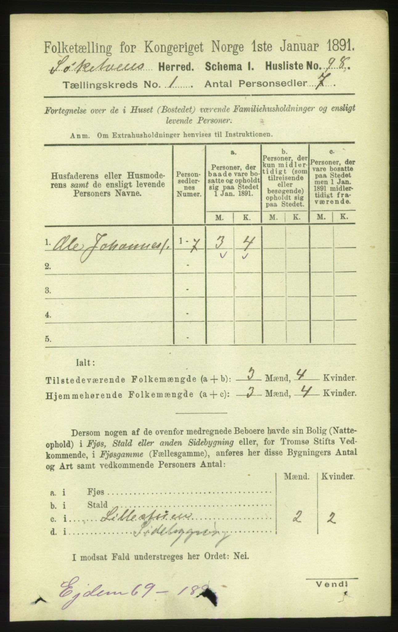 RA, 1891 census for 1528 Sykkylven, 1891, p. 113