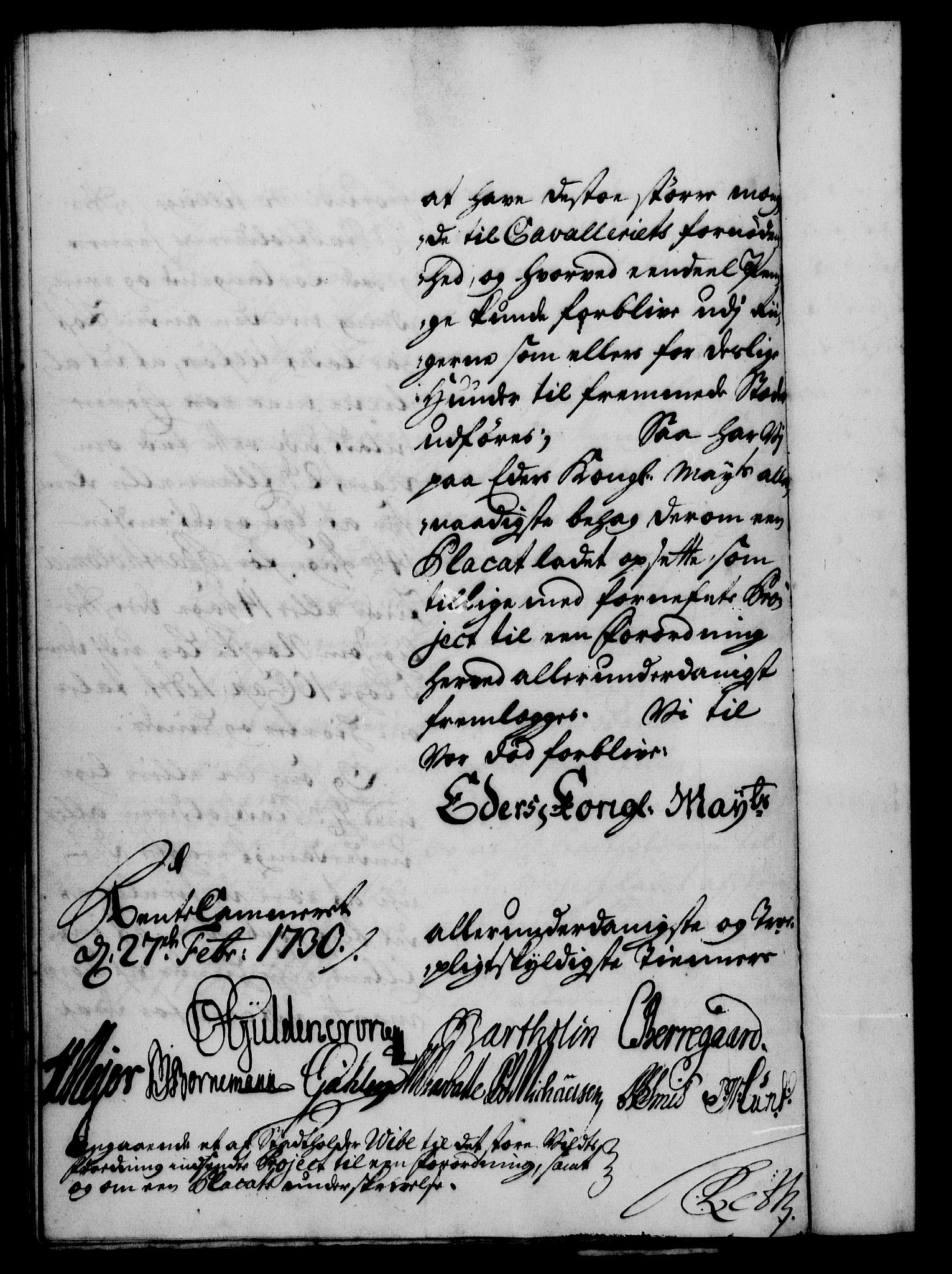Rentekammeret, Kammerkanselliet, RA/EA-3111/G/Gf/Gfa/L0013: Norsk relasjons- og resolusjonsprotokoll (merket RK 52.13), 1730, p. 146