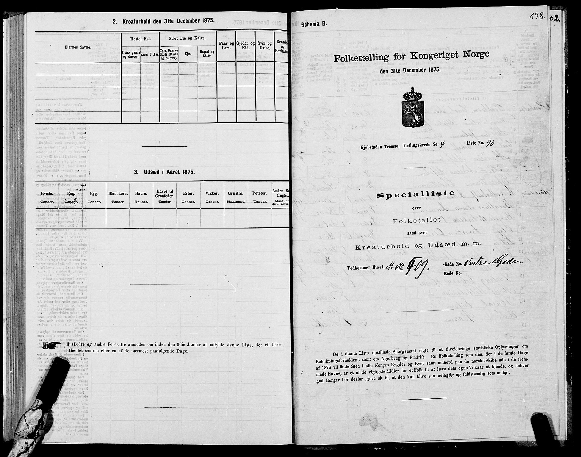 SATØ, 1875 census for 1902P Tromsø, 1875, p. 3198