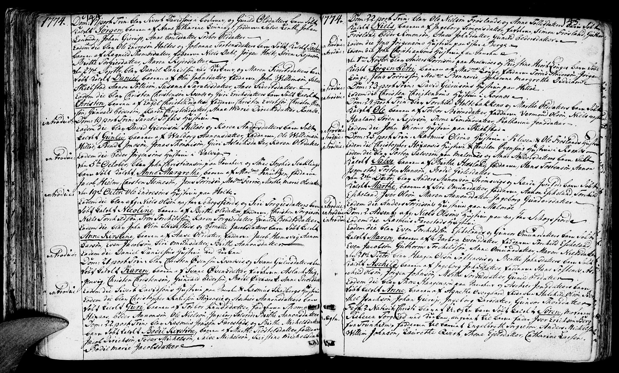 Mandal sokneprestkontor, AV/SAK-1111-0030/F/Fa/Faa/L0003: Parish register (official) no. A 3, 1748-1794, p. 144-145