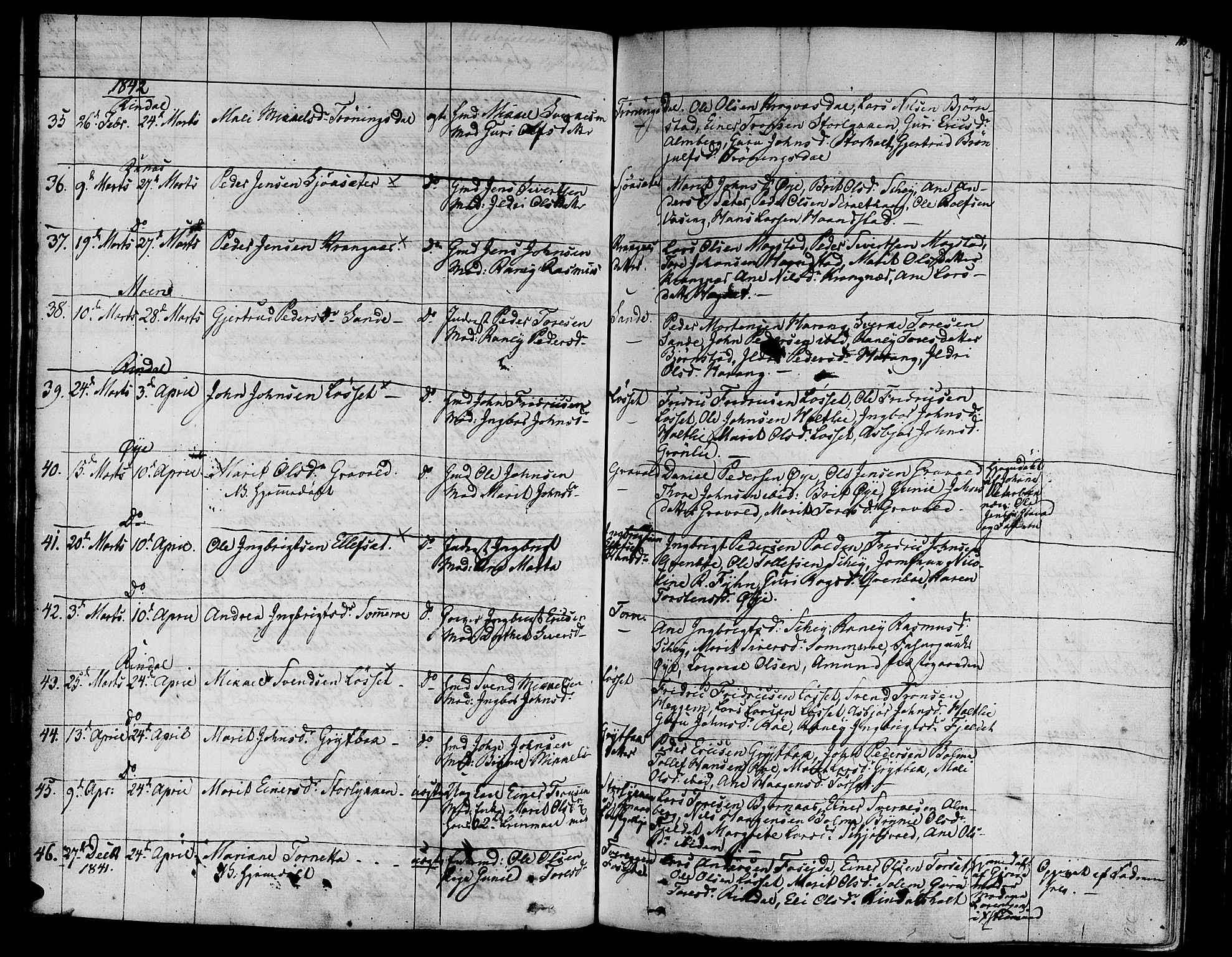 Ministerialprotokoller, klokkerbøker og fødselsregistre - Møre og Romsdal, AV/SAT-A-1454/595/L1042: Parish register (official) no. 595A04, 1829-1843, p. 115