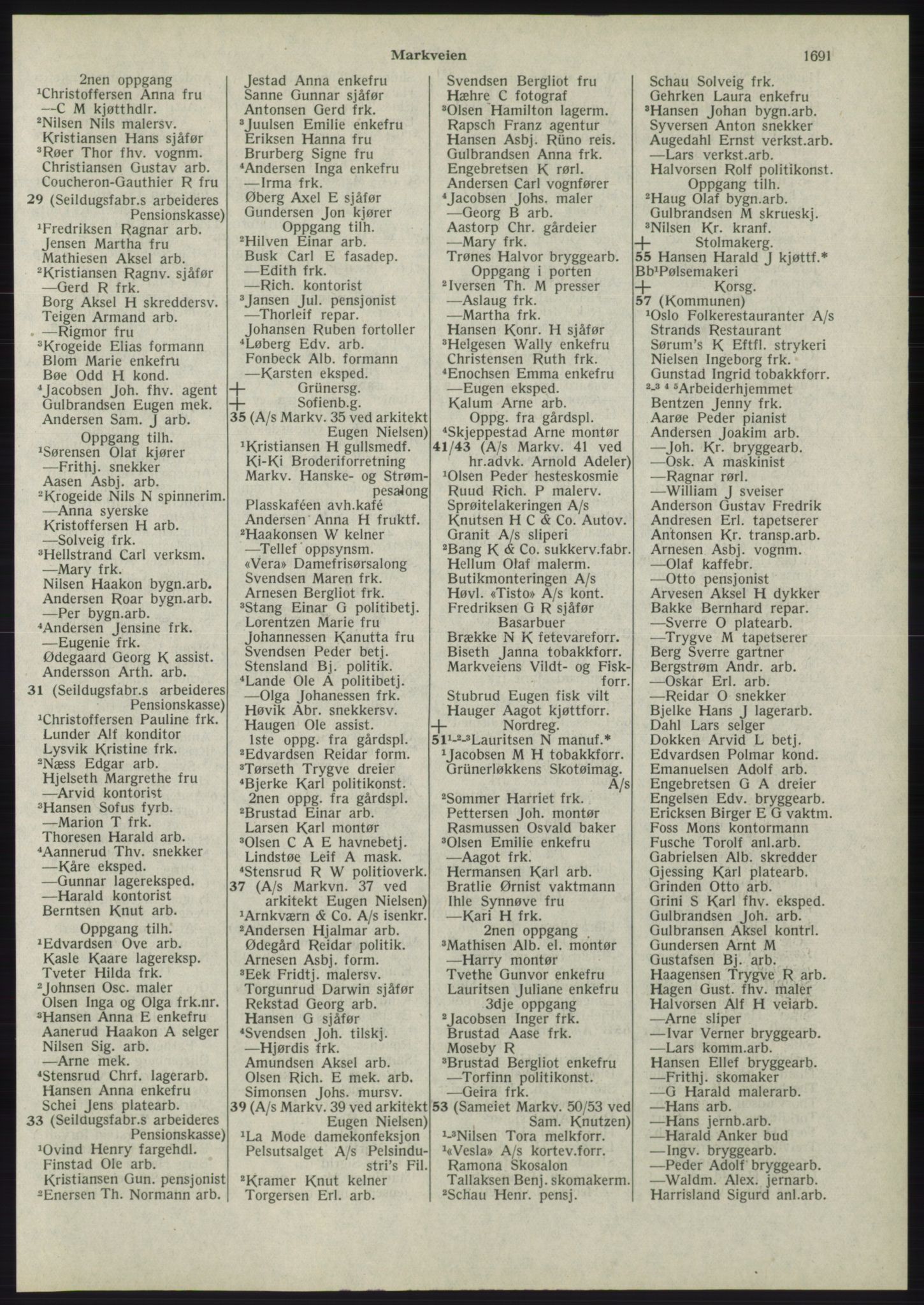 Kristiania/Oslo adressebok, PUBL/-, 1945, p. 1609