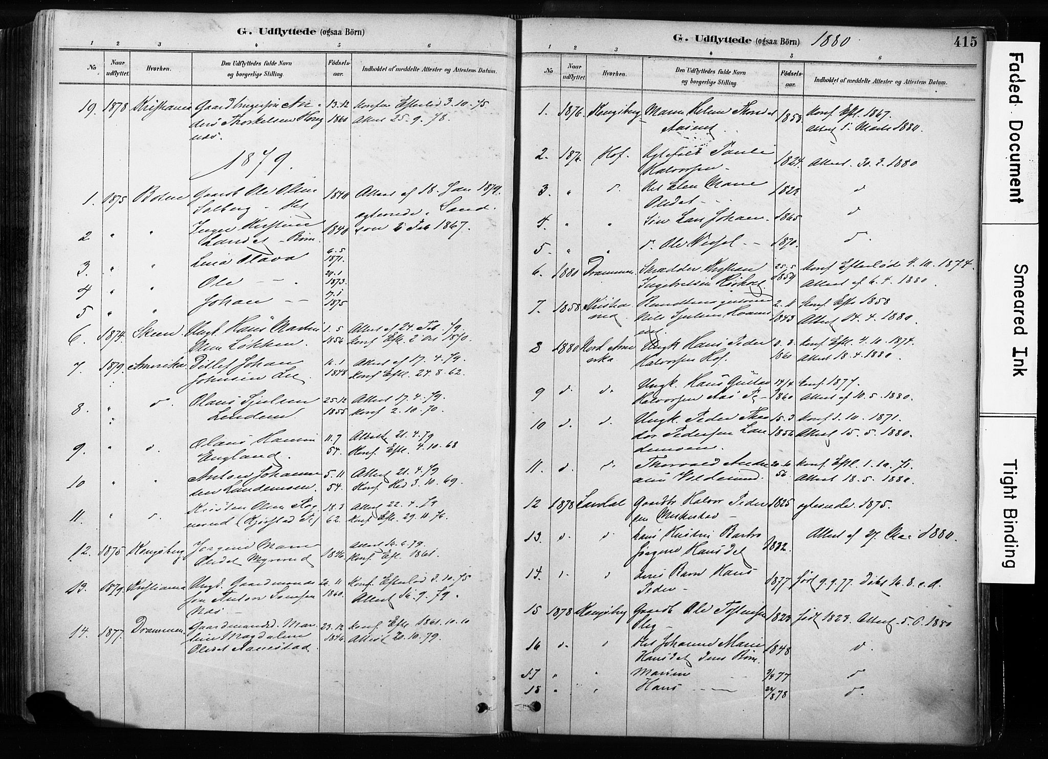 Sandsvær kirkebøker, SAKO/A-244/F/Fb/L0001: Parish register (official) no. II 1, 1878-1906, p. 415