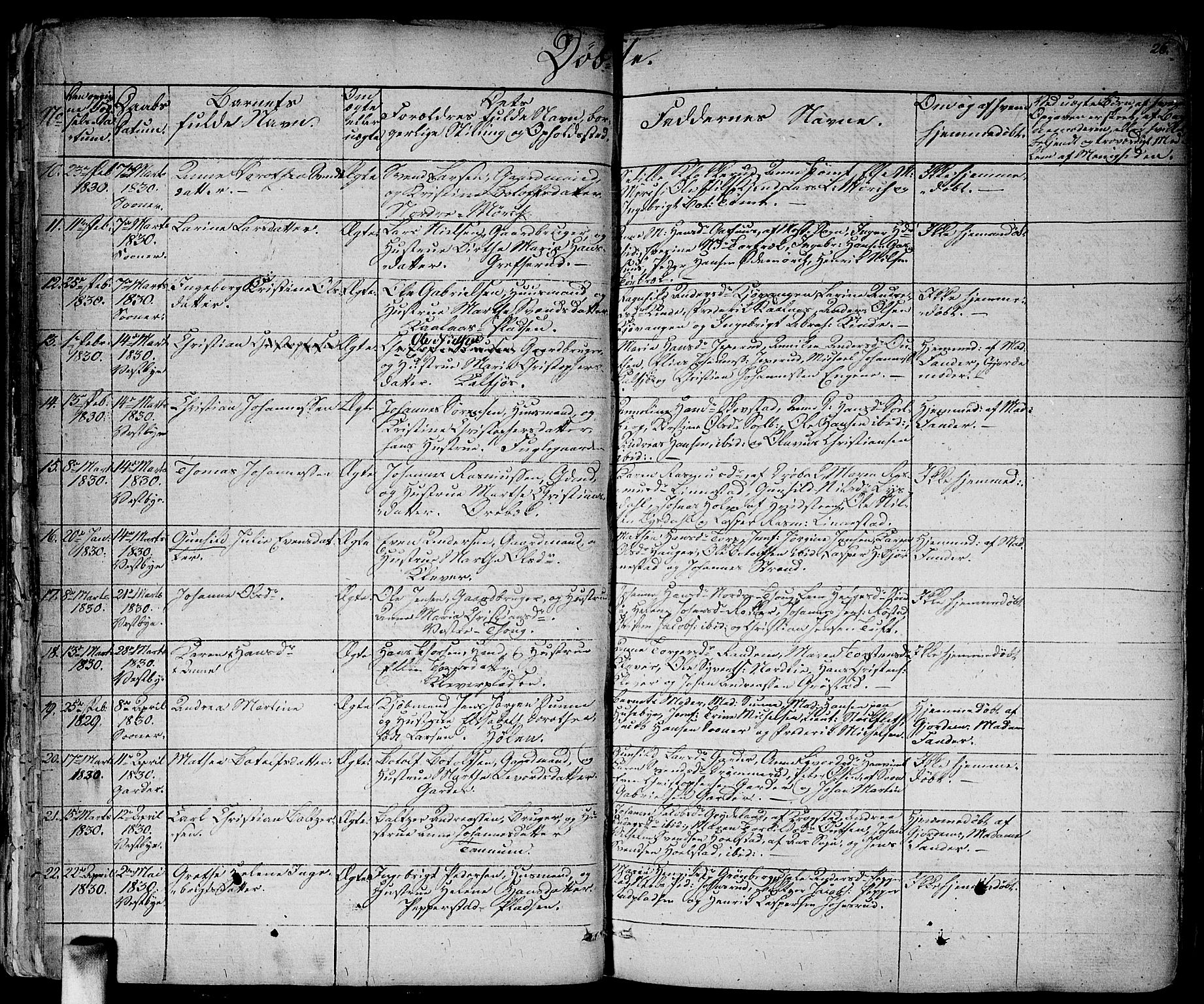 Vestby prestekontor Kirkebøker, AV/SAO-A-10893/F/Fa/L0006: Parish register (official) no. I 6, 1827-1849, p. 26