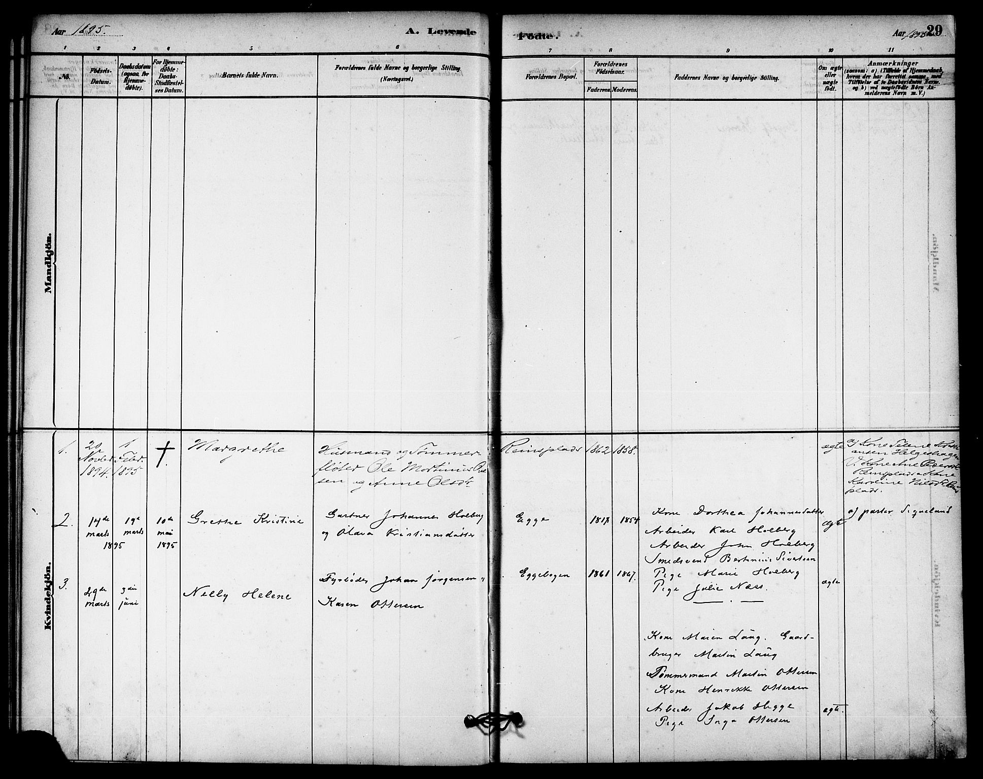 Ministerialprotokoller, klokkerbøker og fødselsregistre - Nord-Trøndelag, SAT/A-1458/740/L0378: Parish register (official) no. 740A01, 1881-1895, p. 29