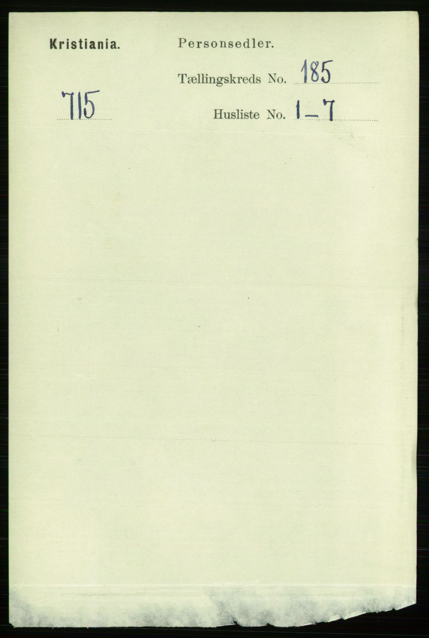 RA, 1891 census for 0301 Kristiania, 1891, p. 110876