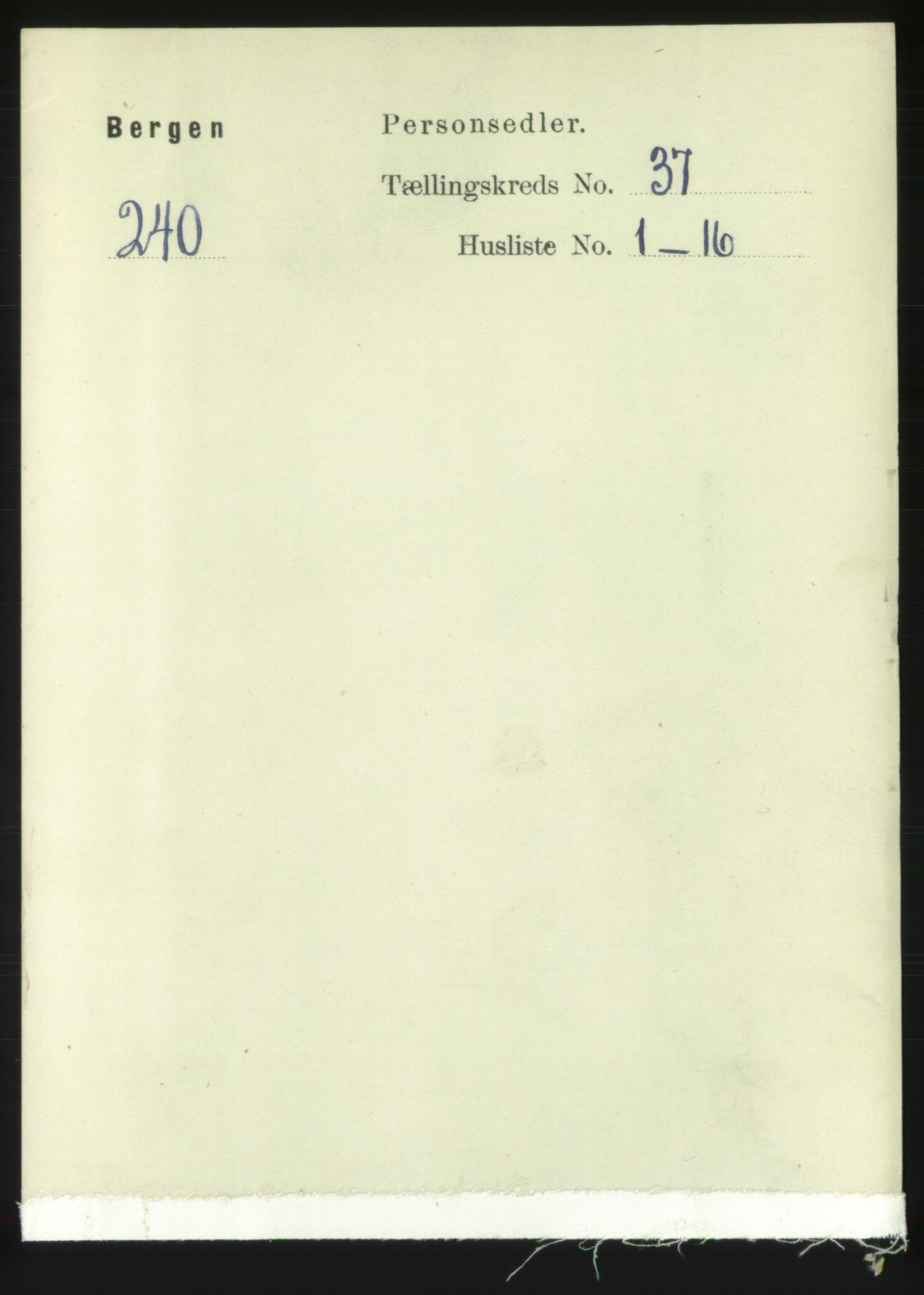RA, 1891 Census for 1301 Bergen, 1891, p. 45199