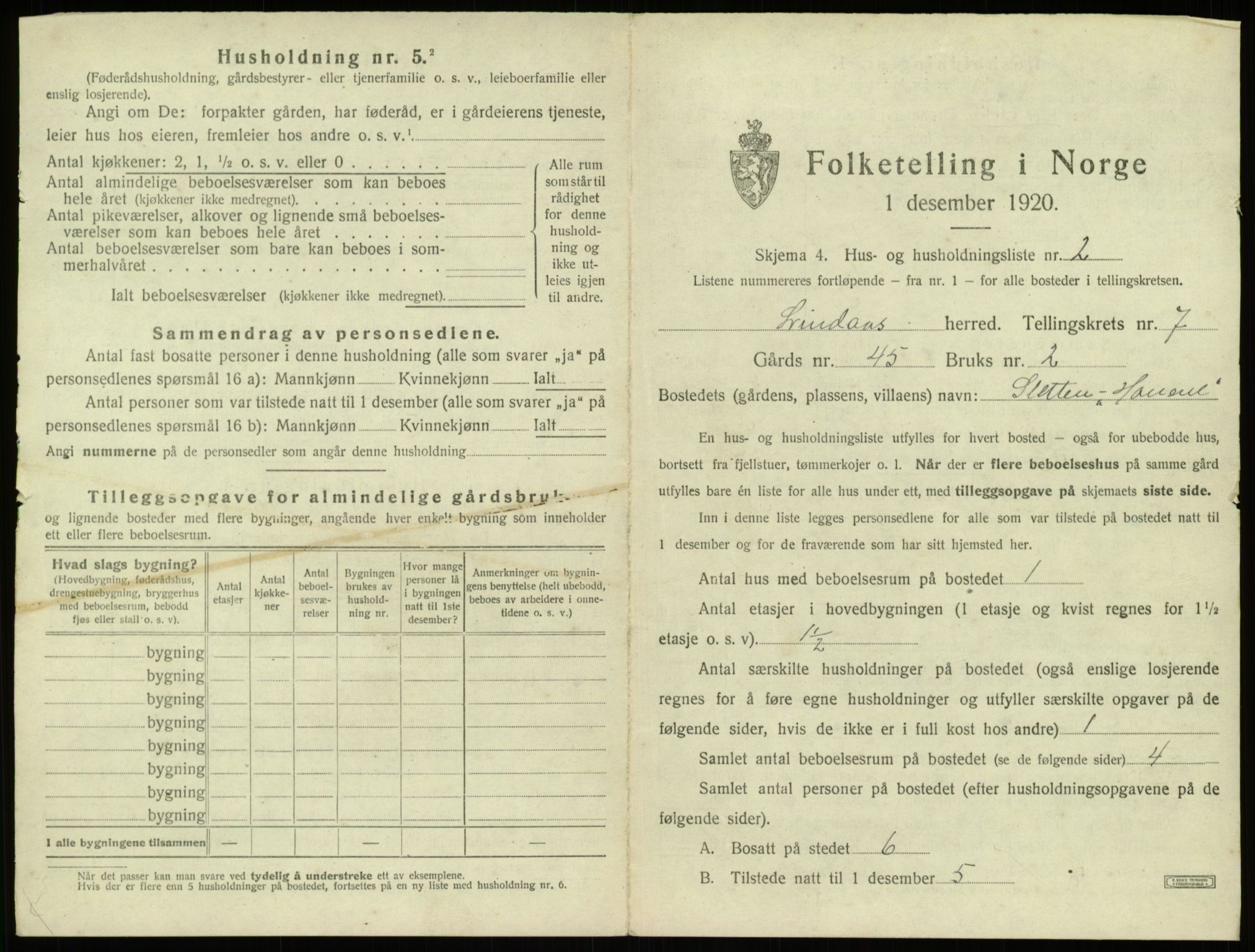 SAB, 1920 census for Lindås, 1920, p. 471