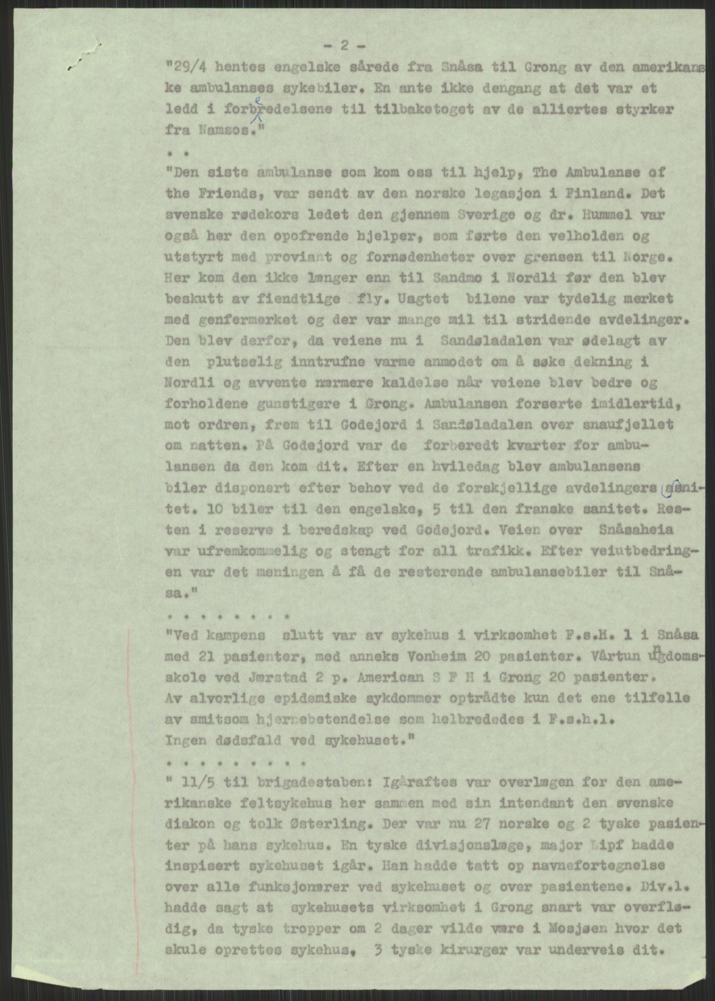 Forsvaret, Forsvarets krigshistoriske avdeling, RA/RAFA-2017/Y/Yb/L0109: II-C-11-500  -  5. Divisjon., 1940, p. 447
