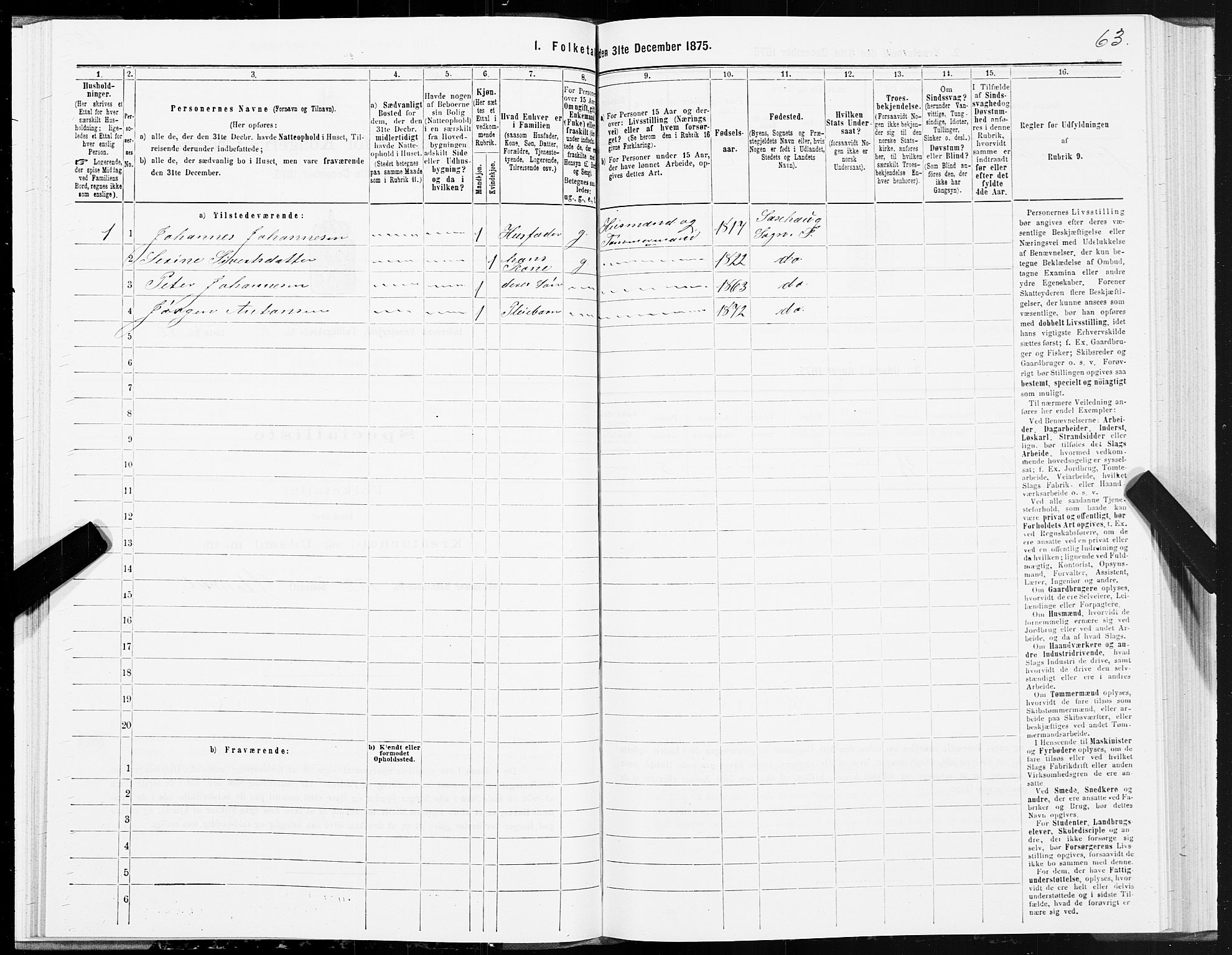 SAT, 1875 census for 1729P Inderøy, 1875, p. 4063