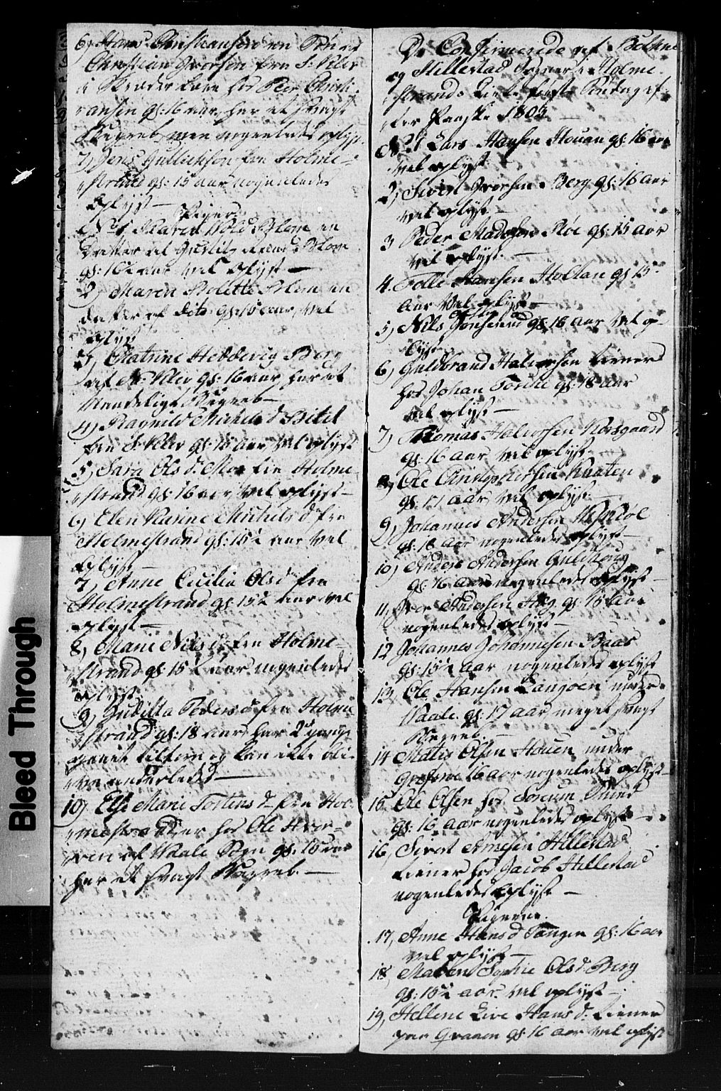 Botne kirkebøker, SAKO/A-340/F/Fa/L0004: Parish register (official) no. I 4, 1799-1846