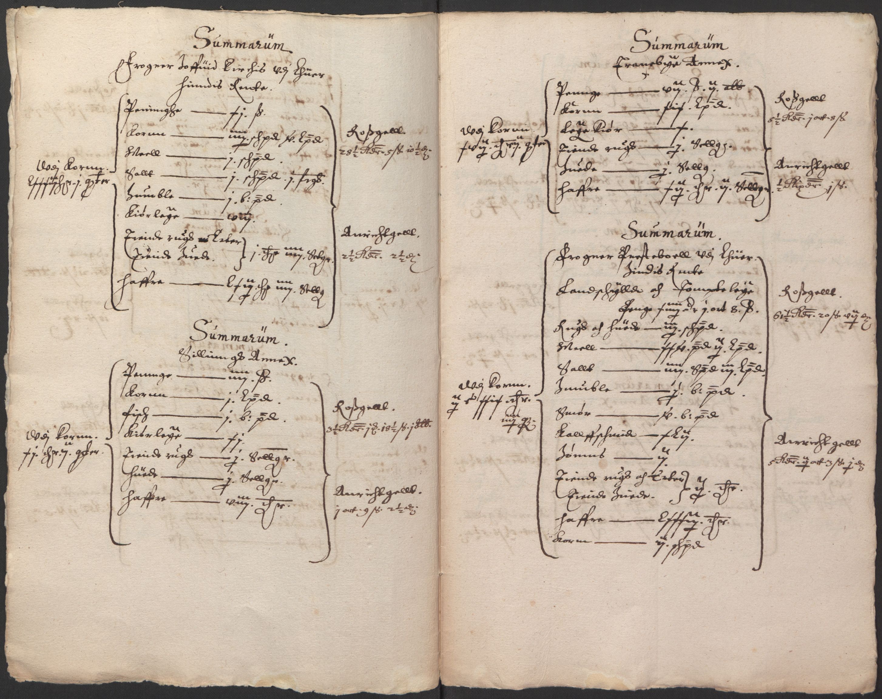 Stattholderembetet 1572-1771, AV/RA-EA-2870/Ek/L0014/0001: Jordebøker til utlikning av rosstjeneste 1624-1626: / Kirke- og prestebolsinntekter i Oslo og Hamar bispedømme, 1625-1626, p. 156