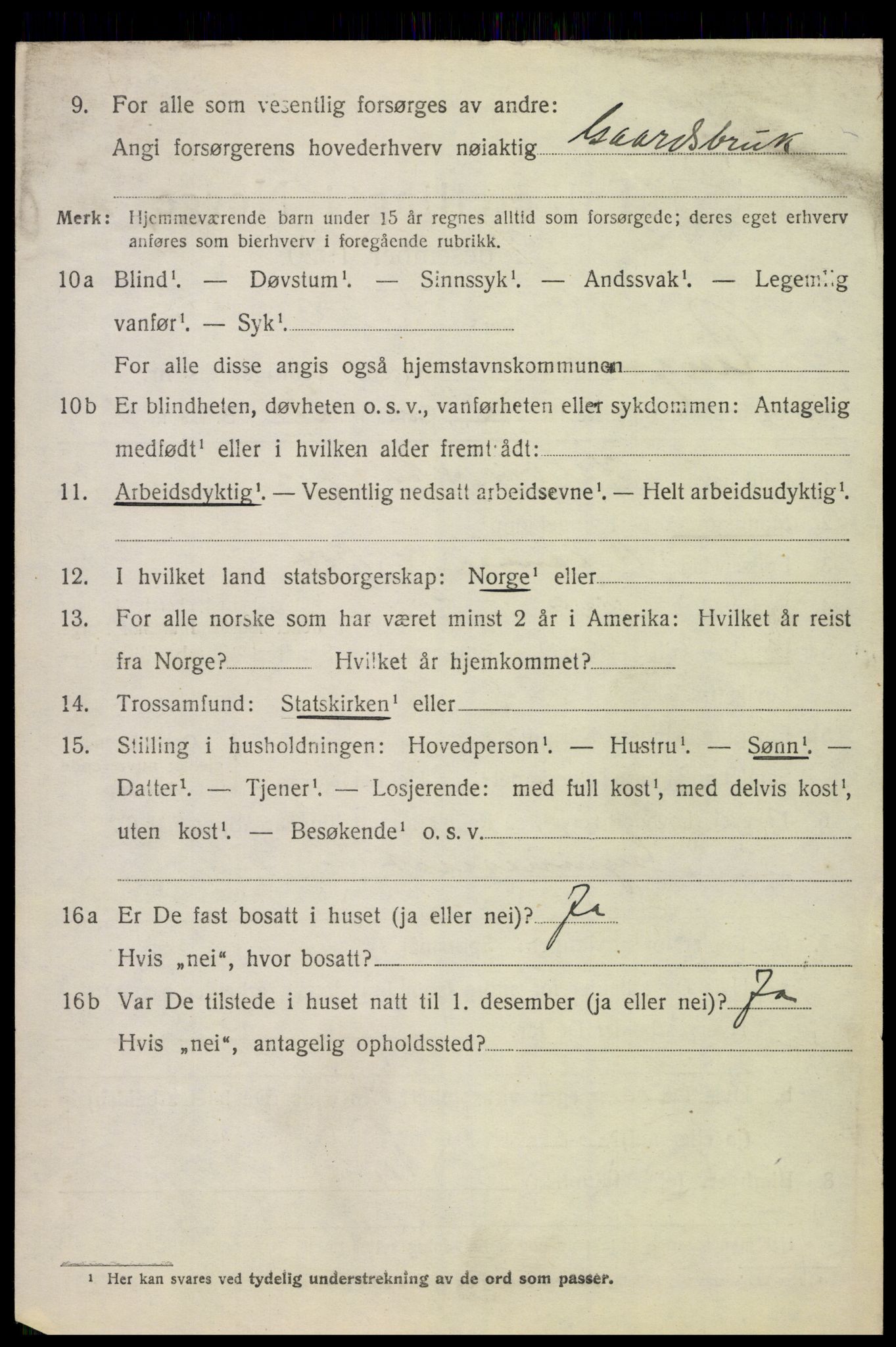 SAH, 1920 census for Ringsaker, 1920, p. 11179