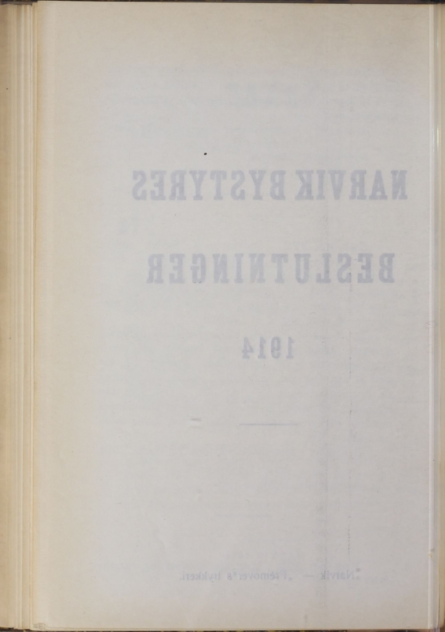 Narvik kommune. Formannskap , AIN/K-18050.150/A/Ab/L0004: Møtebok, 1914